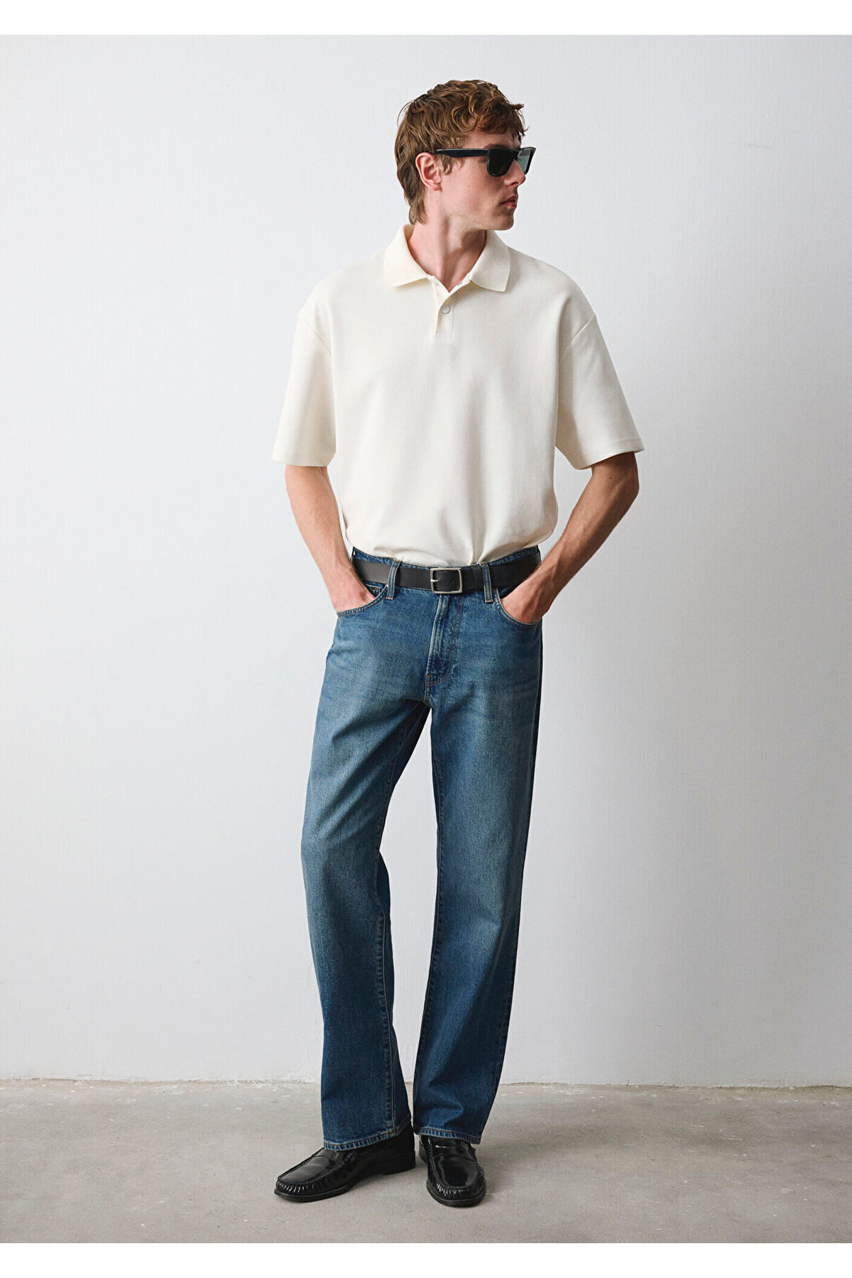Mavi Marlon Classic Denim Puslu Indigo Mavisi Jean Pantolon 0019166-A2952 görsel 2