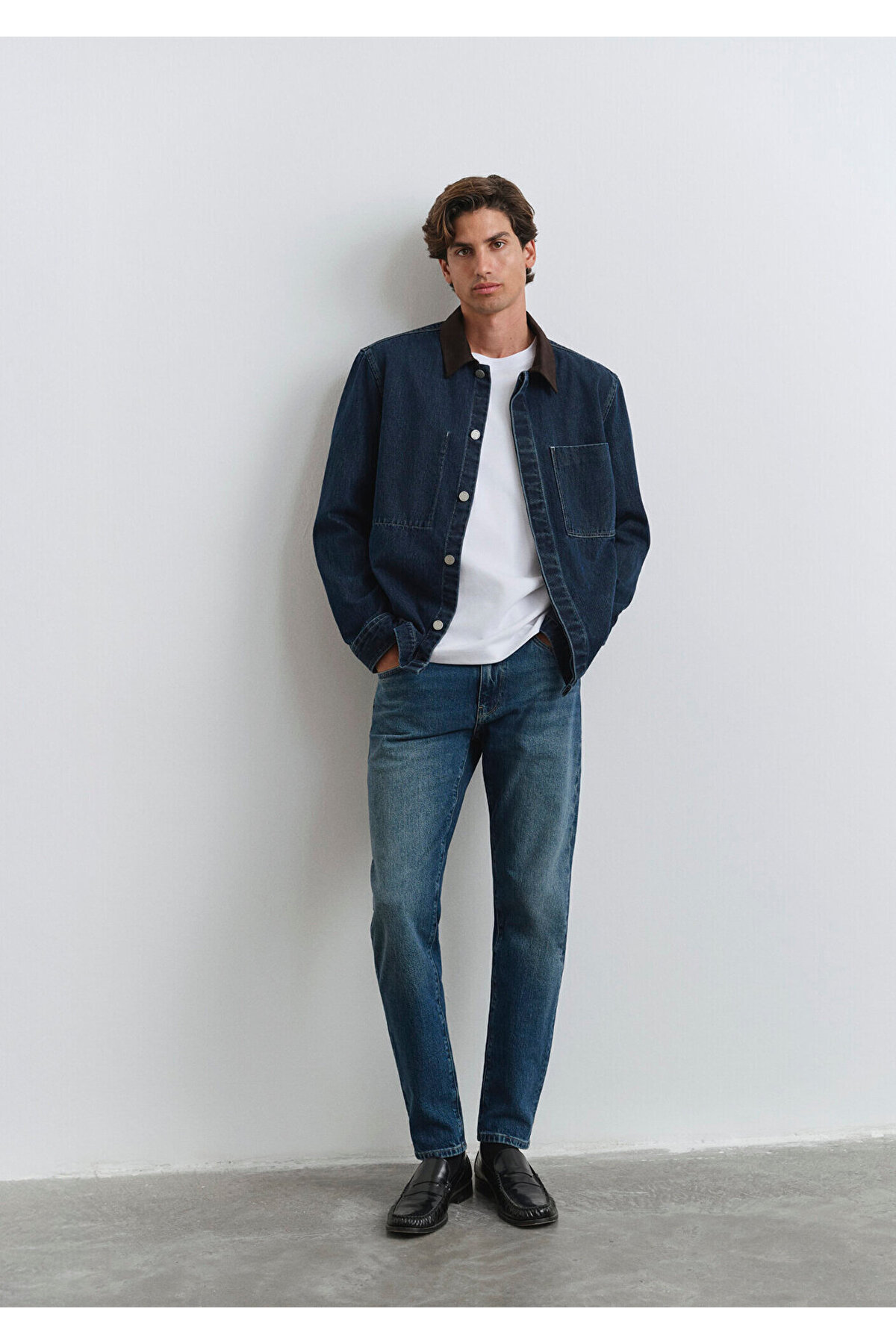 Mavi London Pro Puslu Koyu Jean Pantolon