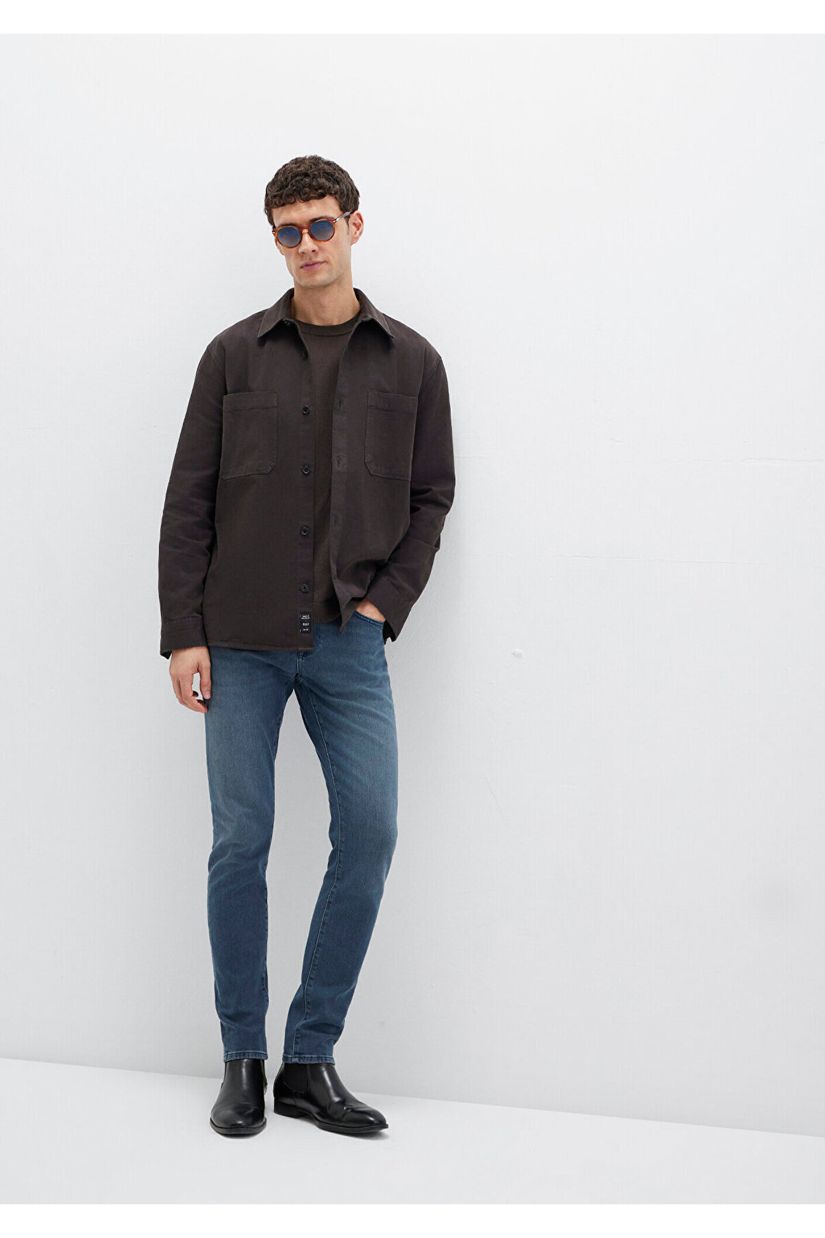 Mavi James Black Puslu Mürekkep Jean Pantolon 0042490667 görsel 2