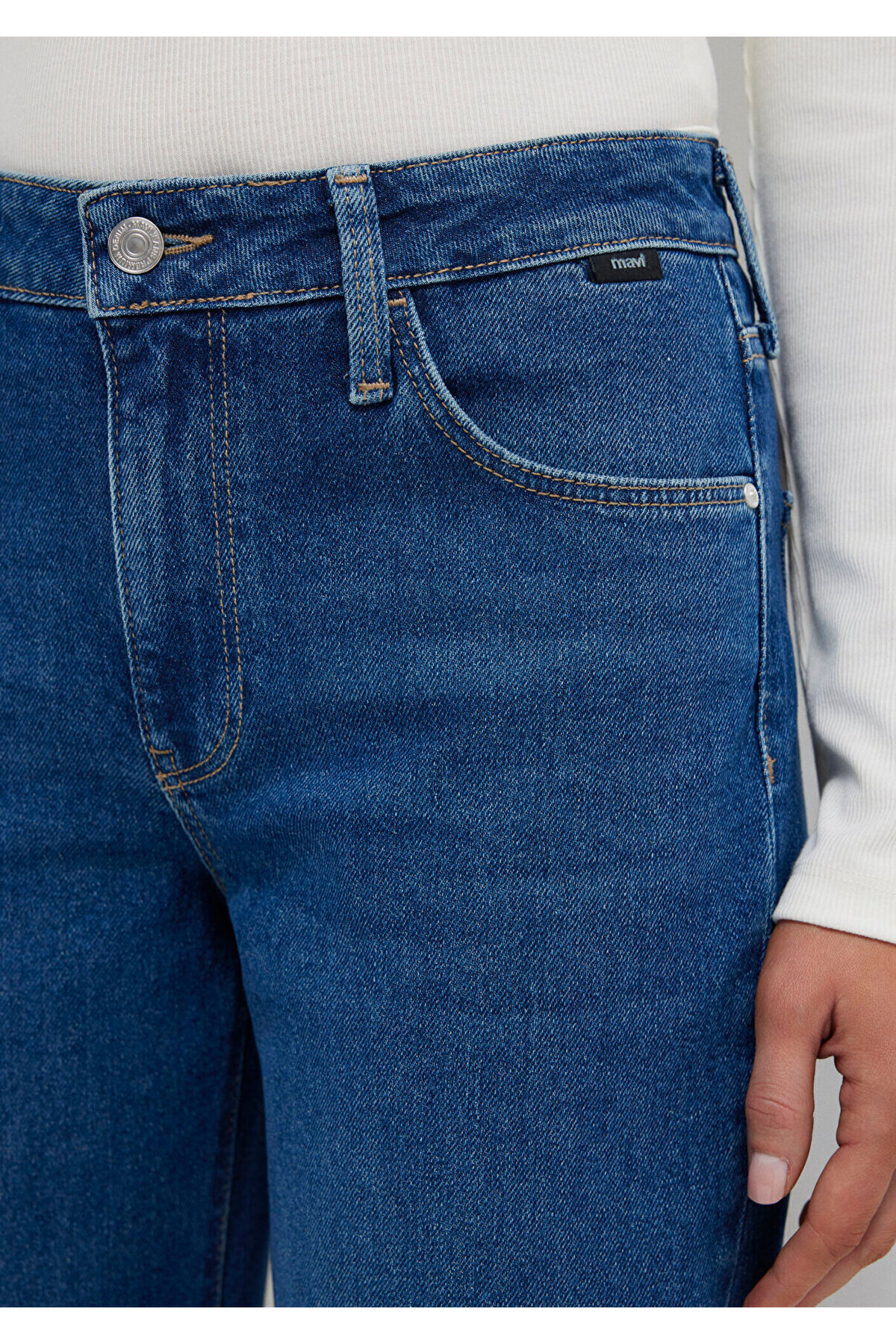 Mavi Ibiza Real Blue Gölgeli Koyu Jean Pantolon 1010530-90504 görsel 6