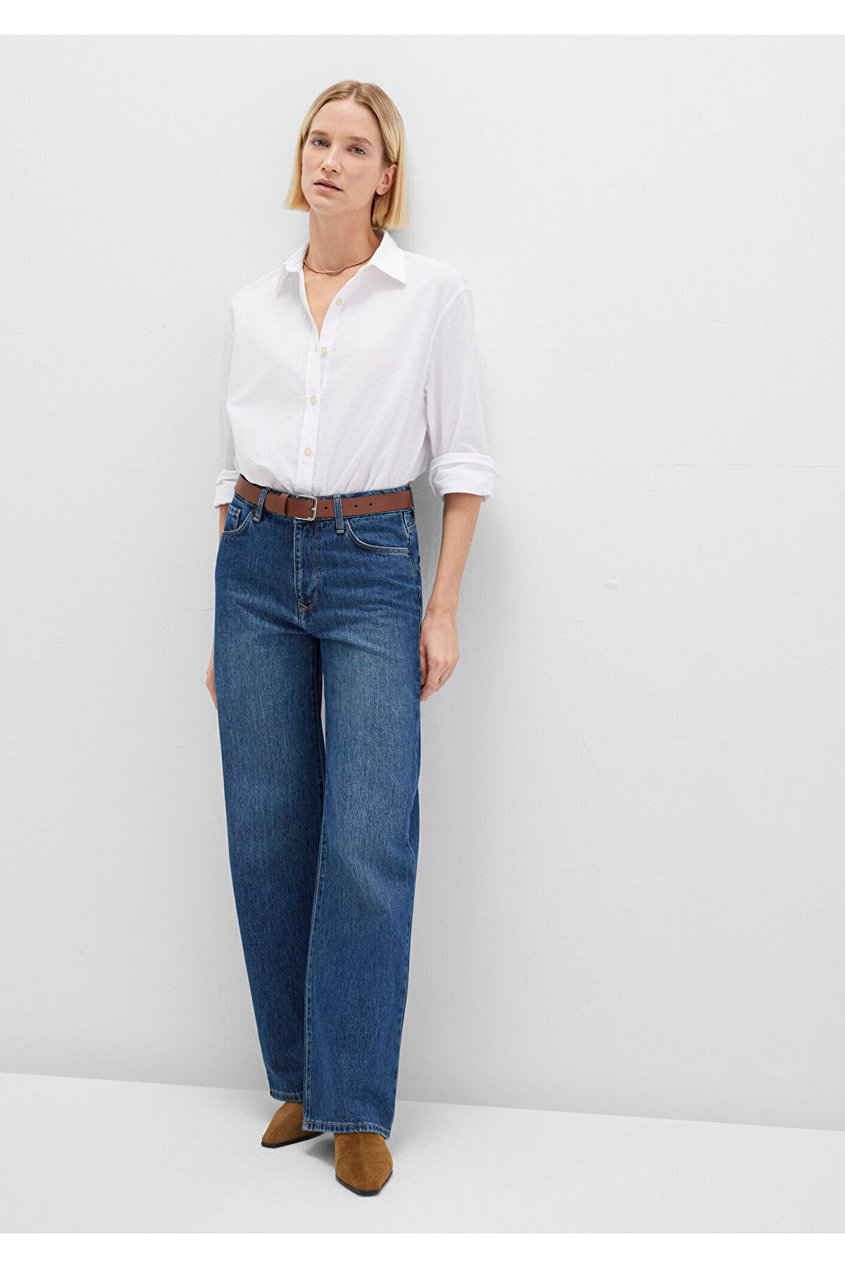 Mavi Malibu Mid Used Denim Jean Pantolon 8810152-91317 görsel 3