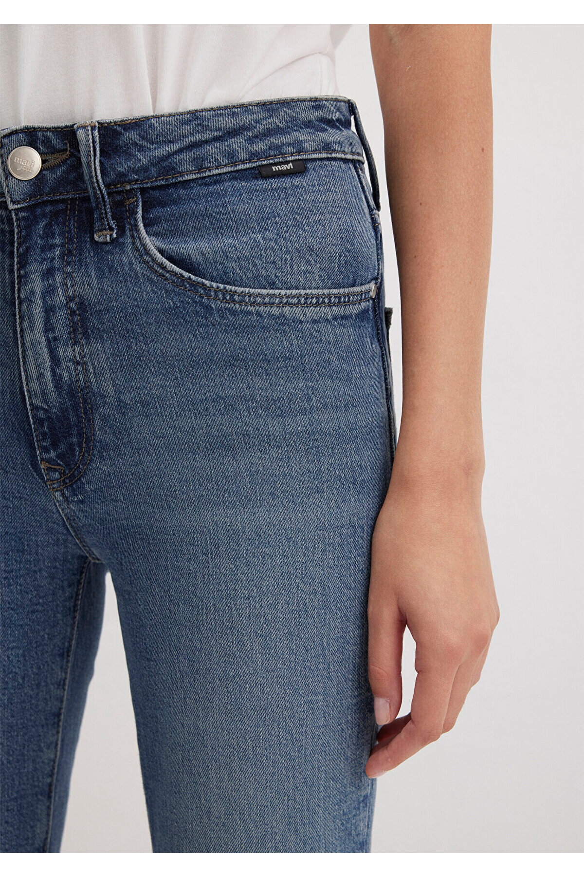 Mavi Viola Premium Blue Vintage Koyu Jean Pantolon 101048-89176 görsel 5