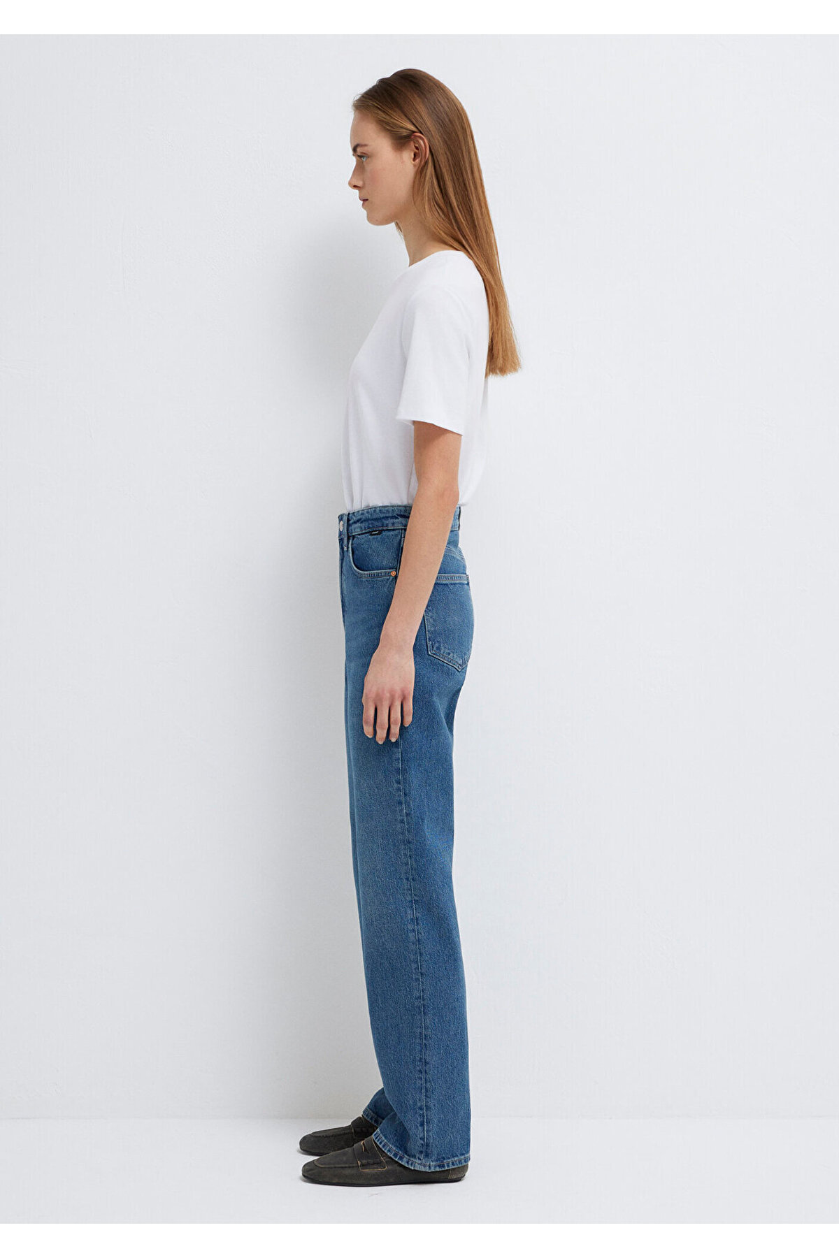 Mavi Sky Classic Denim Vintage Koyu Jean Pantolon 1010627-A1564 görsel 5