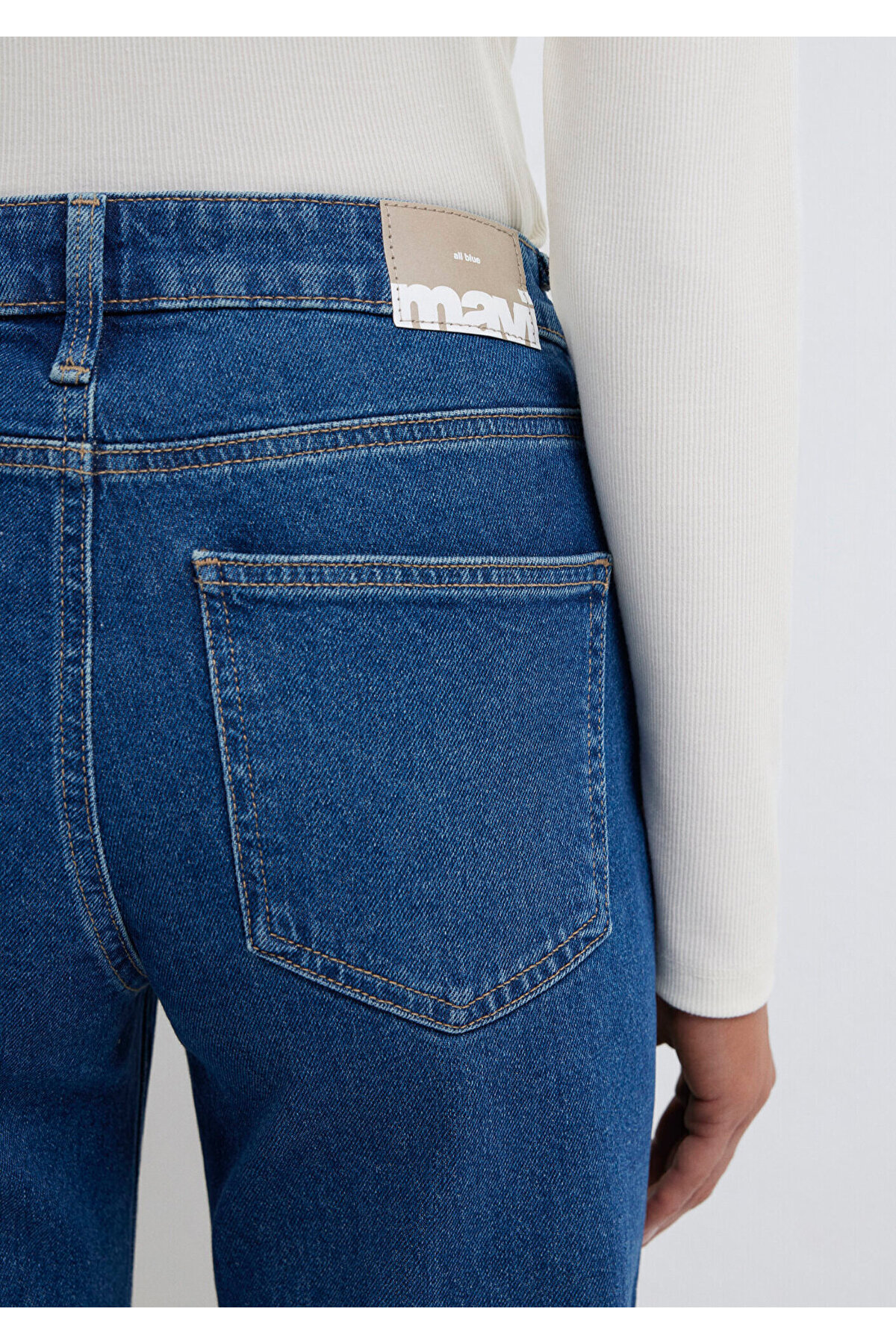 Mavi Ibiza Real Blue Gölgeli Koyu Jean Pantolon 1010530-90504 görsel 8