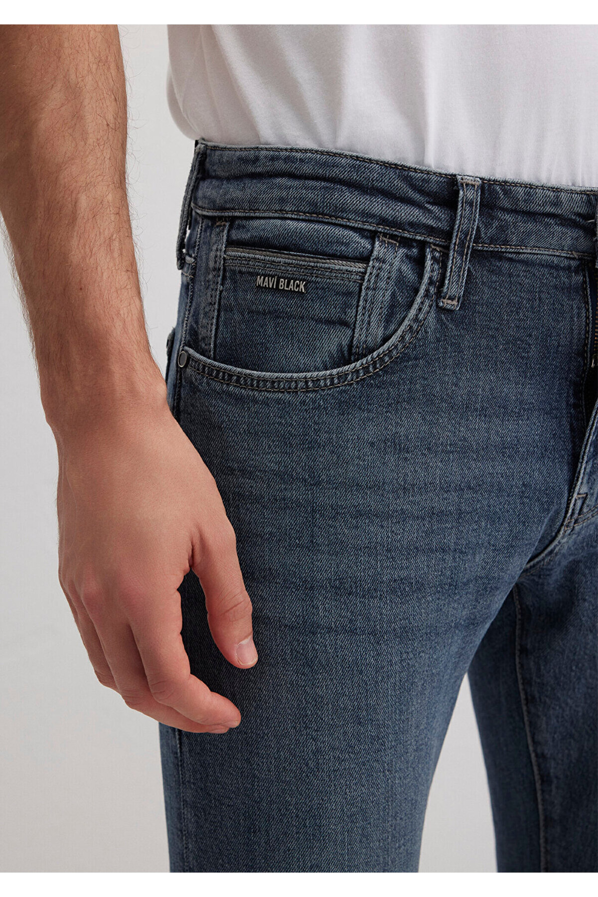 Mavi James Black Puslu Koyu Jean Pantolon 0042489342 görsel 7