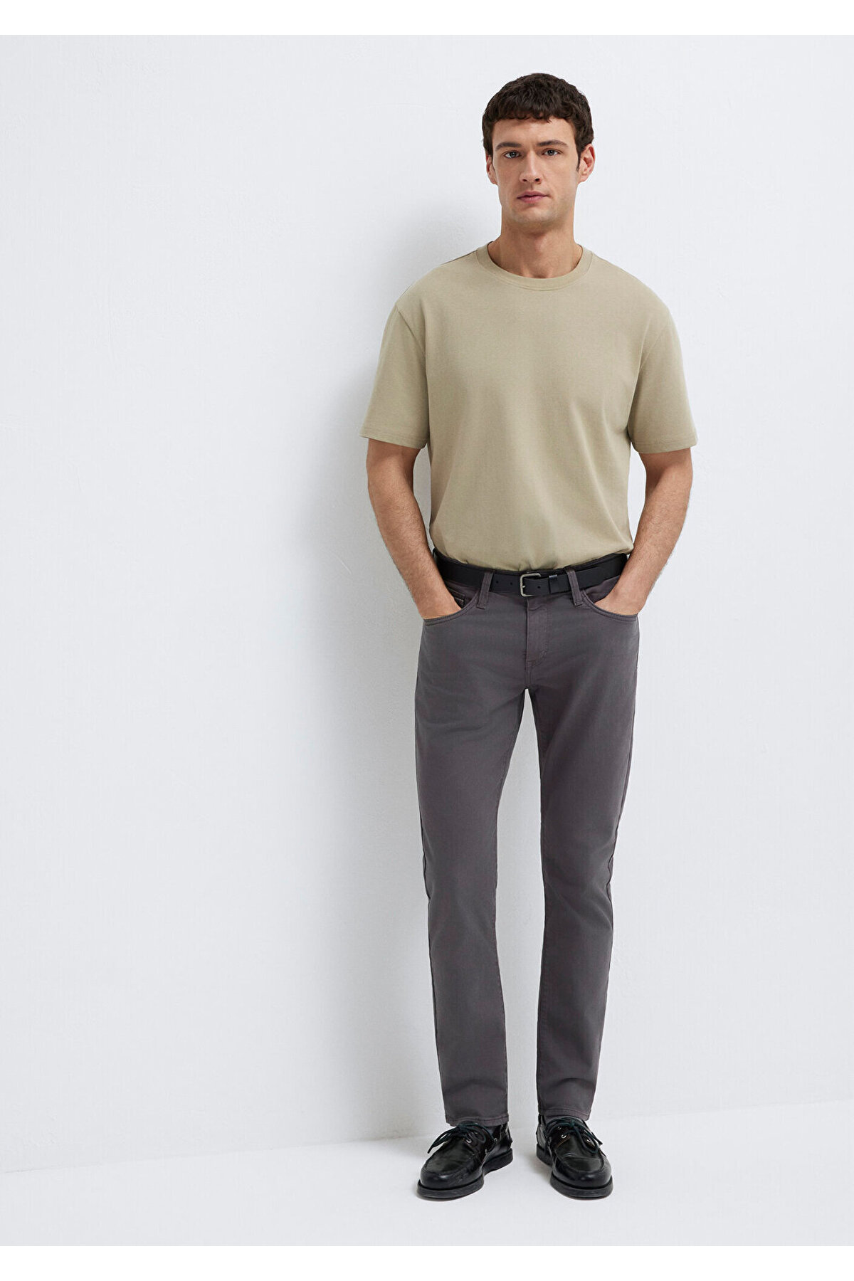 Mavi Marcus Black Antrasit Gabardin Pantolon 00351A2794 görsel 3