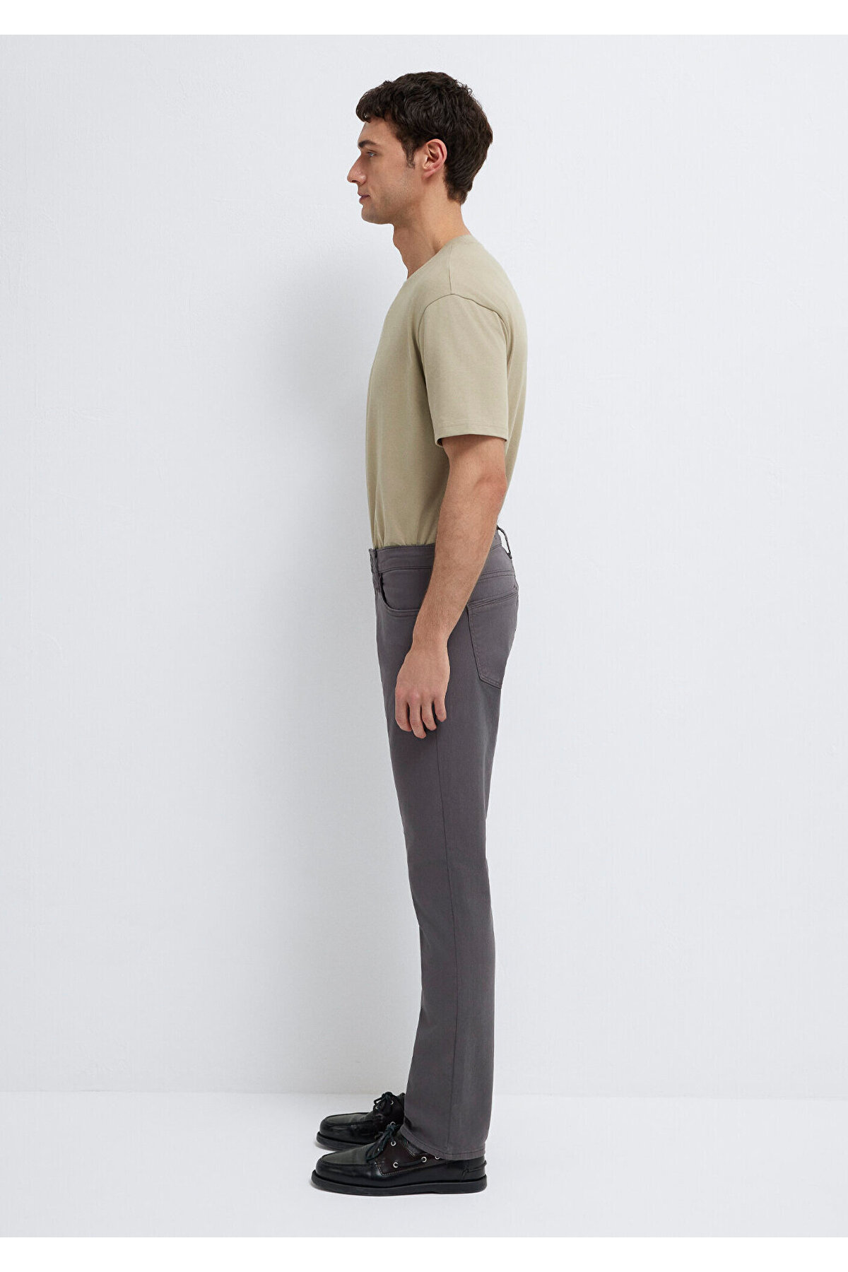 Mavi Marcus Black Antrasit Gabardin Pantolon 00351A2794 görsel 5