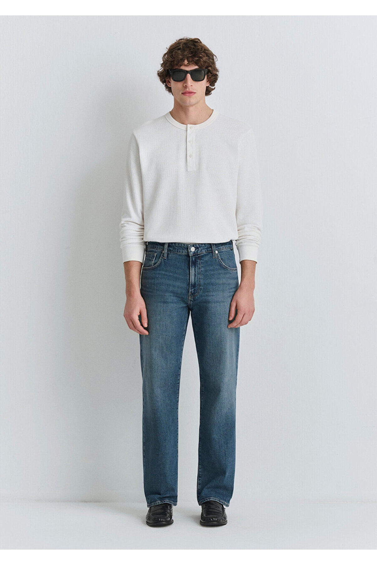 Mavi Marlon Classic Denim Puslu Jean Pantolon 0019166-87850 görsel 3