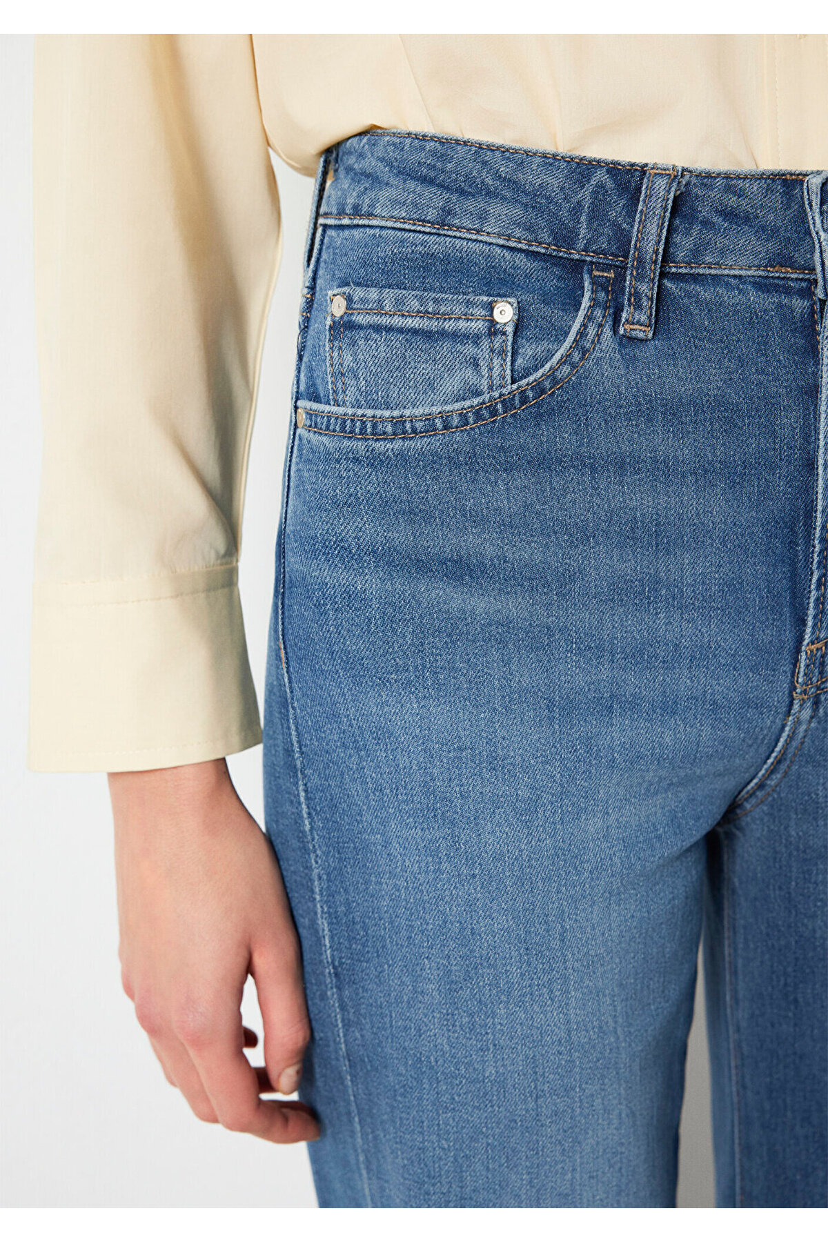 Mavi Victoria Premium Blue Puslu Koyu Jean Pantolon 101072-A3035 görsel 8