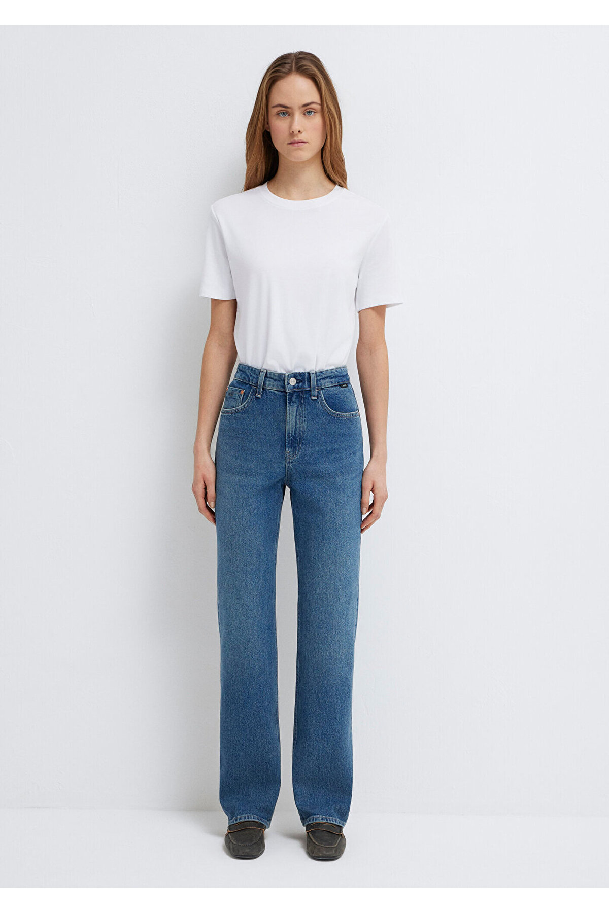 Mavi Sky Classic Denim Vintage Koyu Jean Pantolon 1010627-A1564 görsel 4