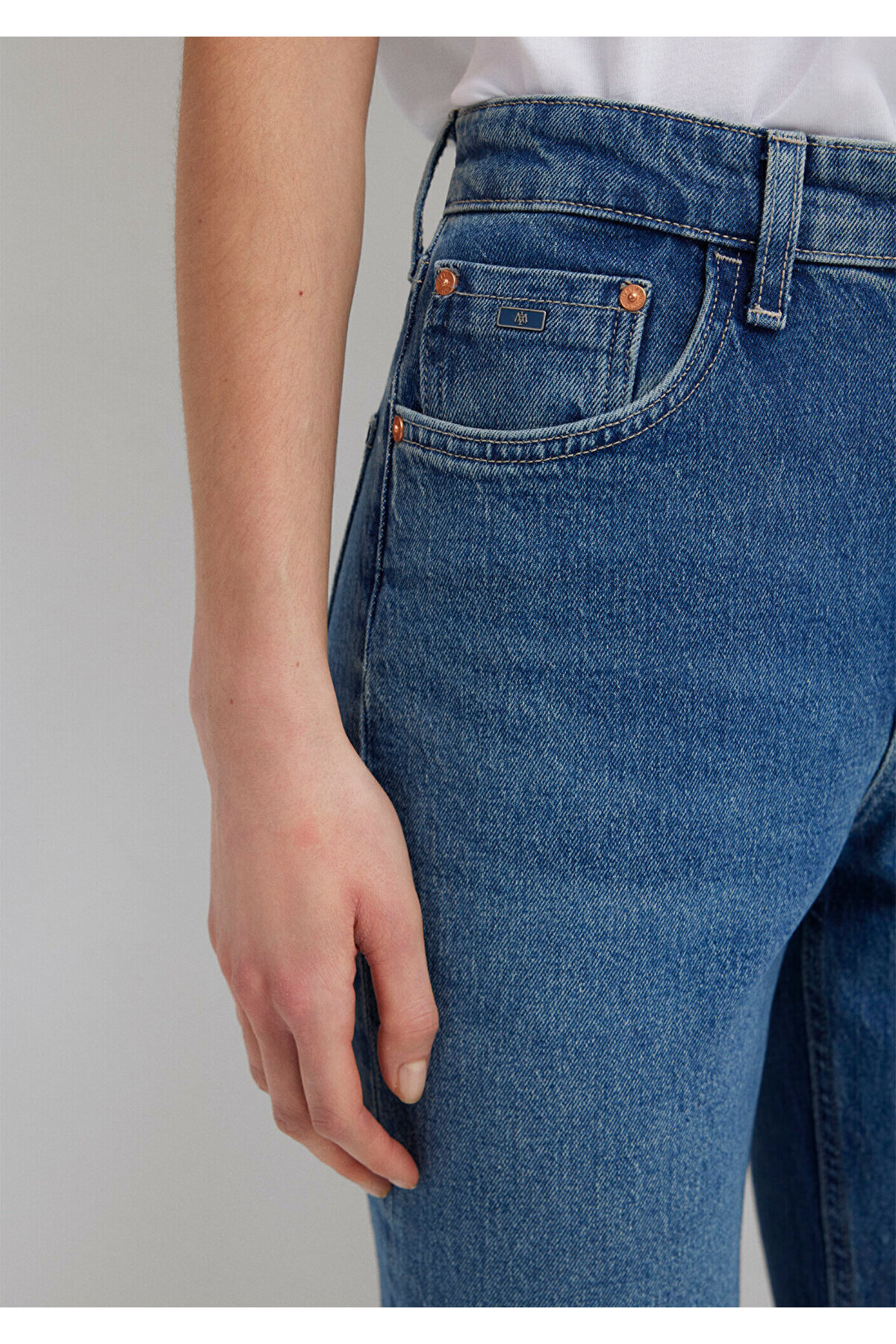 Mavi Sky Classic Denim Vintage Koyu Jean Pantolon 1010627-A1564 görsel 8