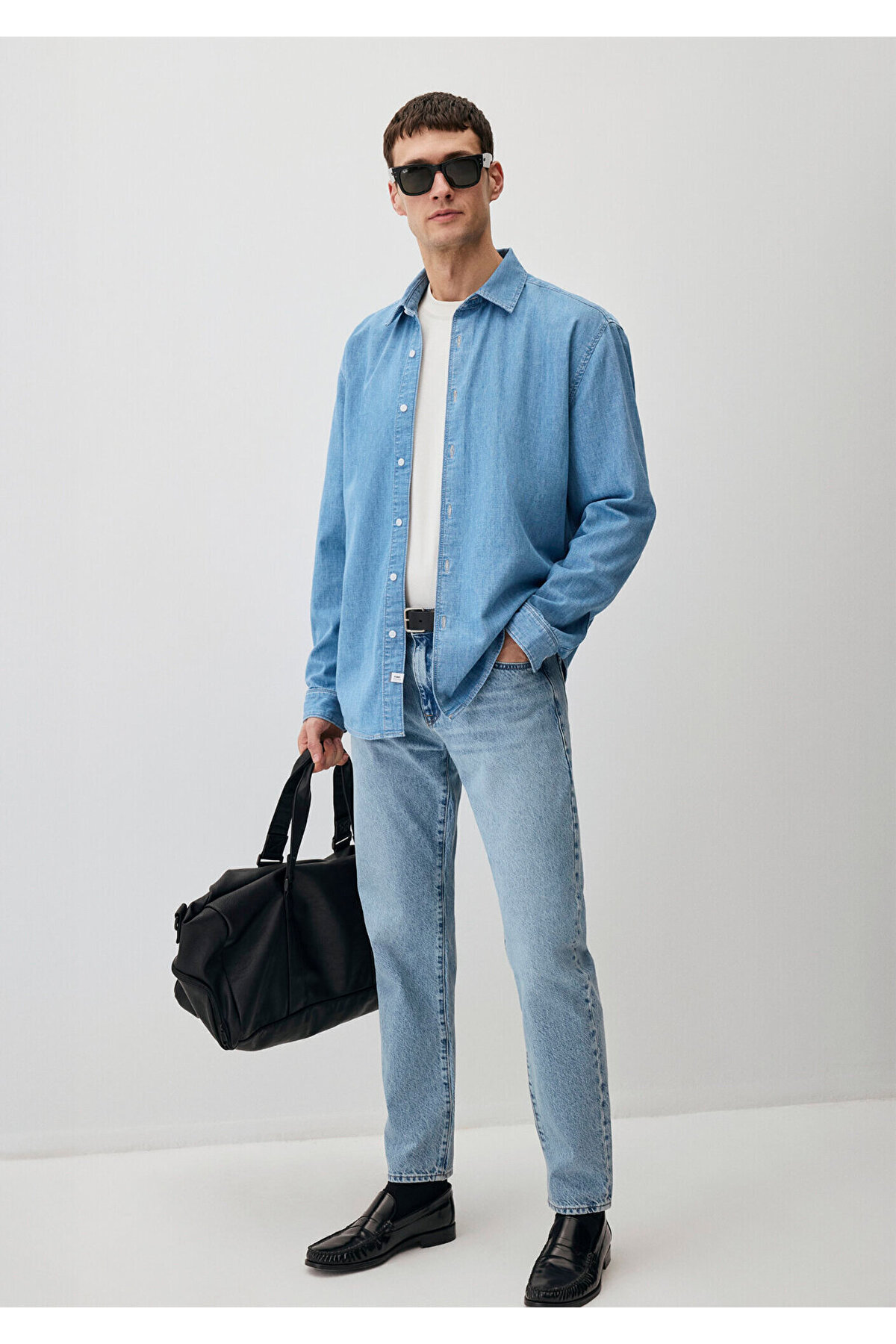 Mavi London Premium Blue Açık Jean Pantolon 0010172-89642 görsel 3