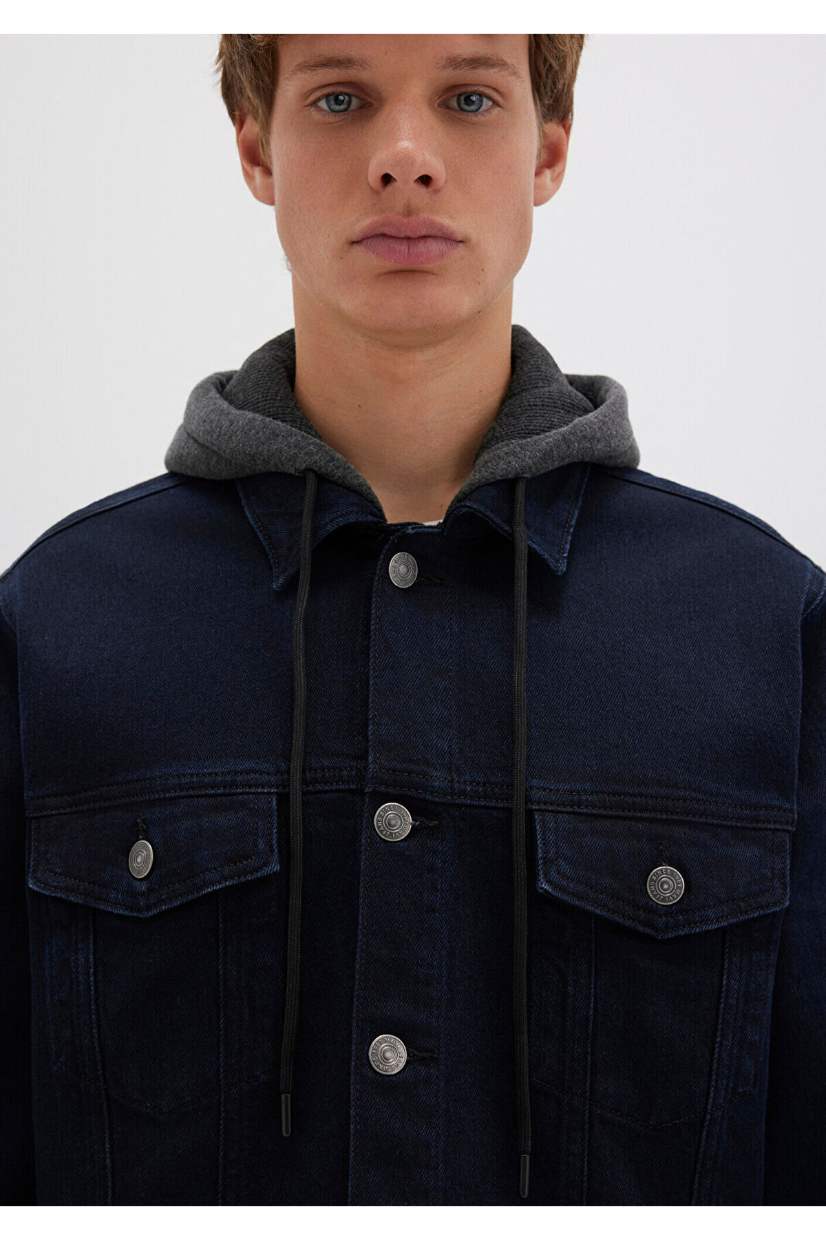 Mavi Brandon 90lar Mürekkep Mavisi Jean Ceket 0112808-90770 görsel 5