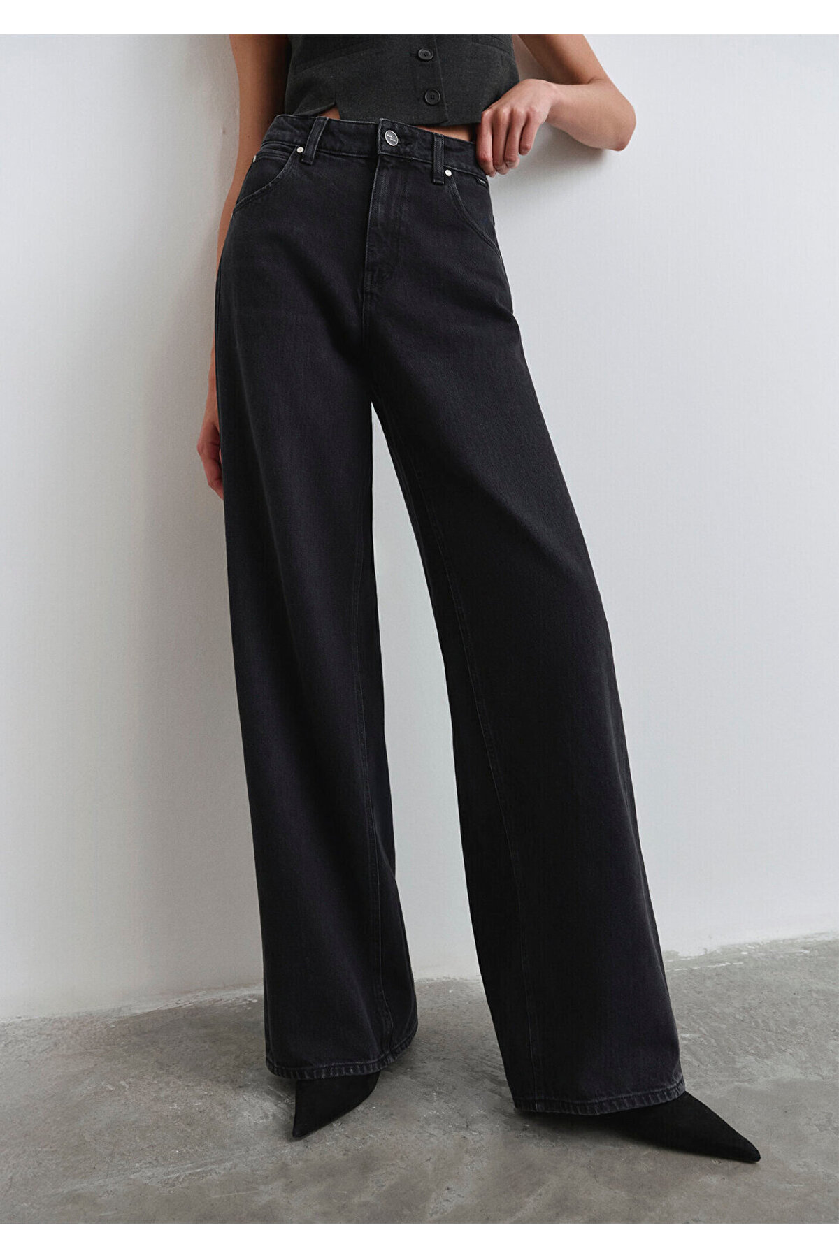 Mavi Siena Iconic Antrasit Jean Pantolon 1010763-90575 görsel 4