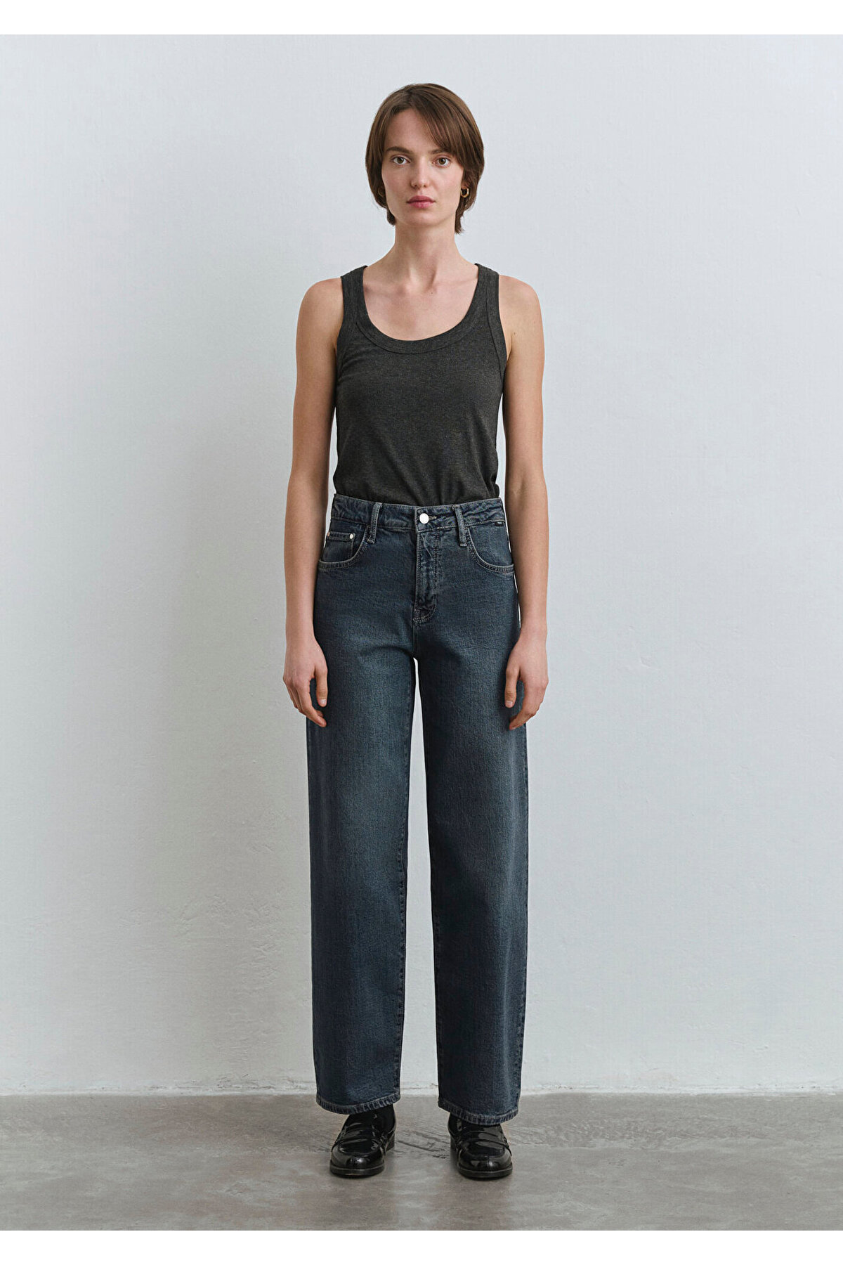 Mavi Leila Premium Blue Gölgeli Derin Jean Pantolon 1010600-89936 görsel 3