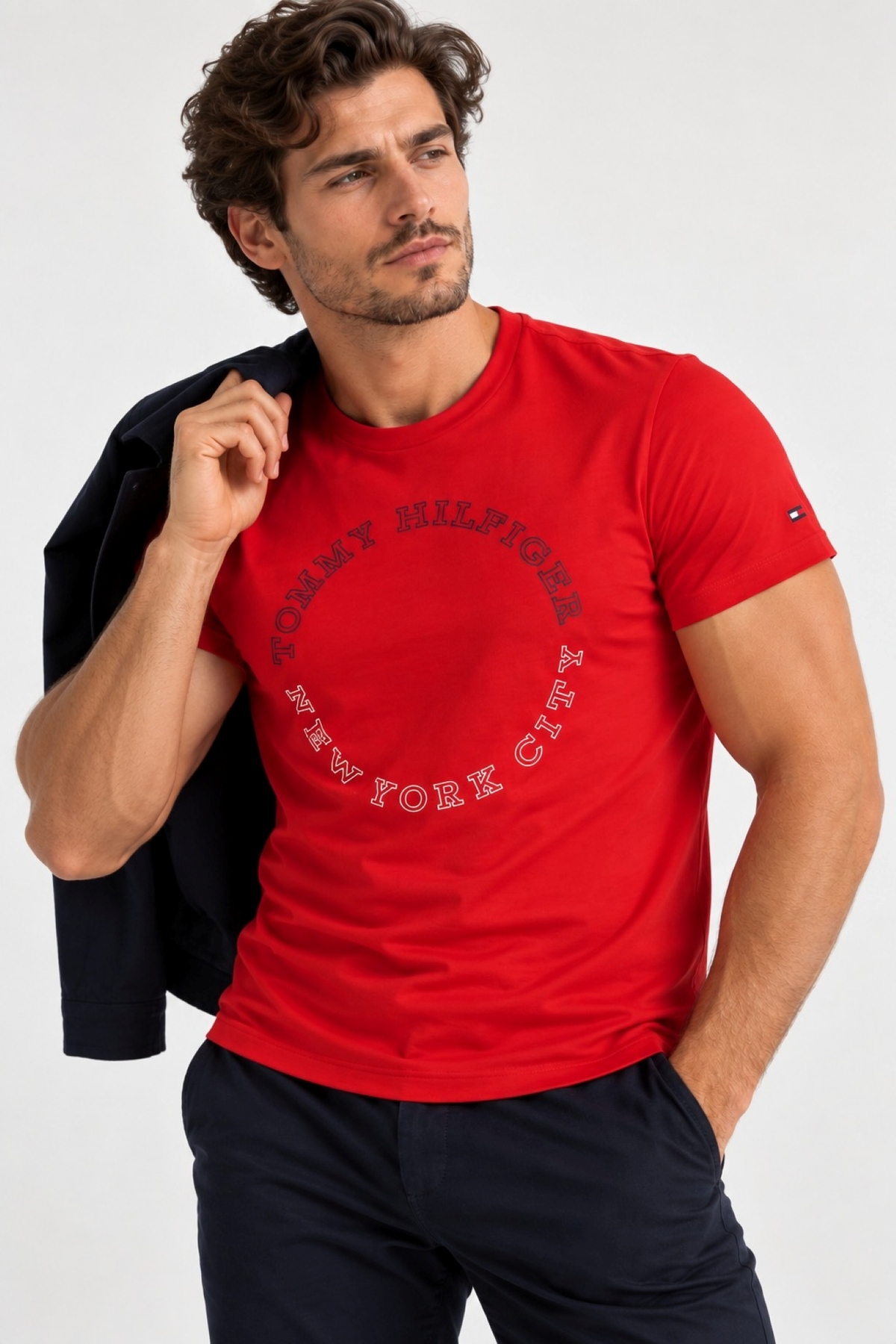 تیشرتمردانهTommy Hilfigerقرمز