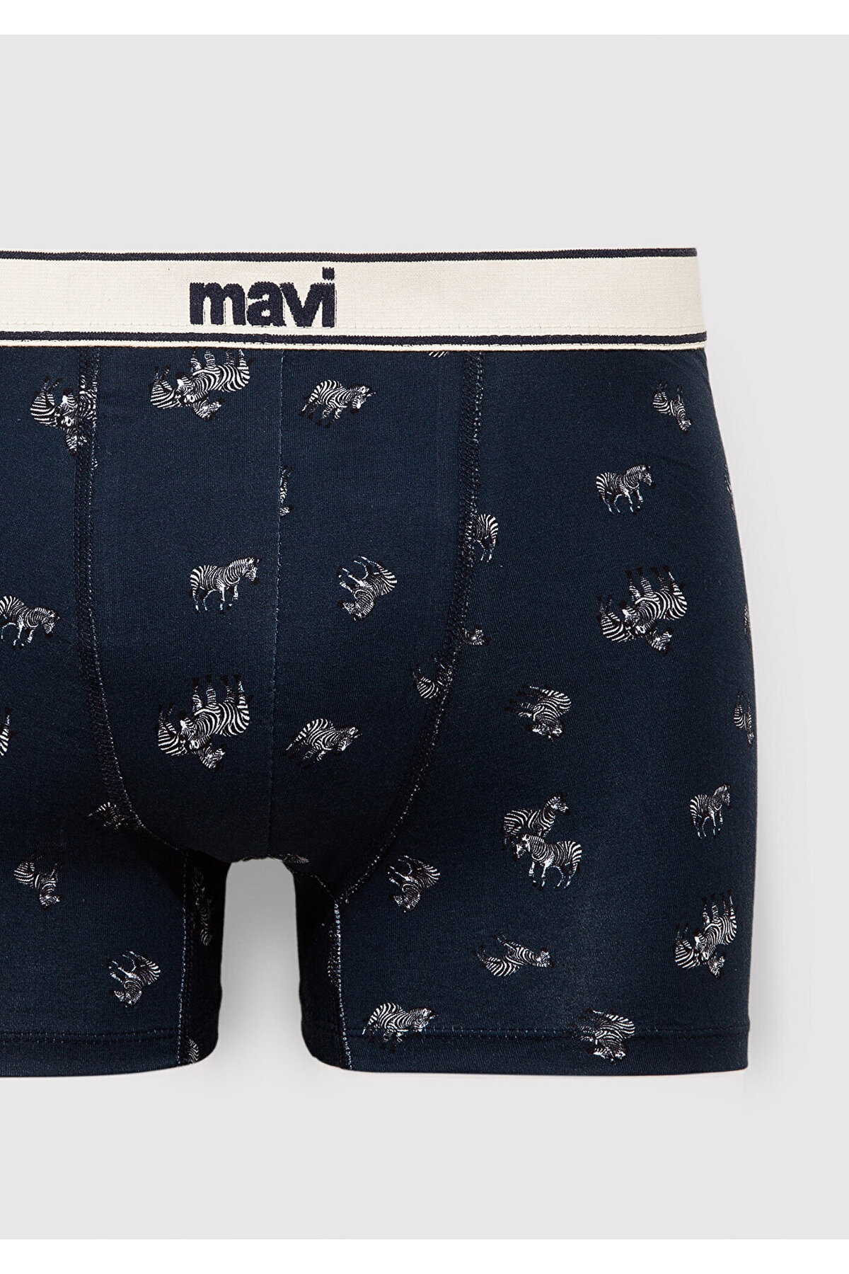 Mavi Zebra Baskılı Lacivert Boxer 0911981-26828 görsel 2