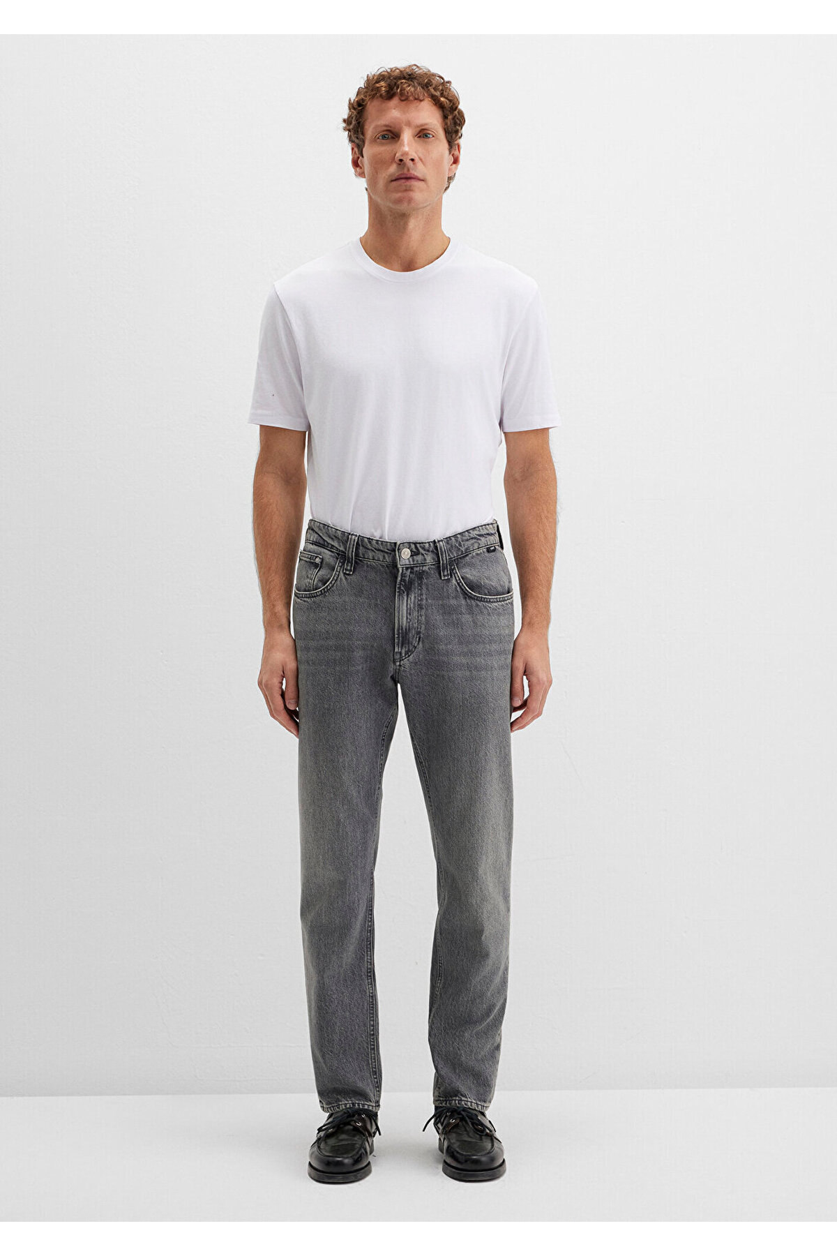 Mavi London Street Gri Denim Jean Pantolon 0010172-88530 görsel 3