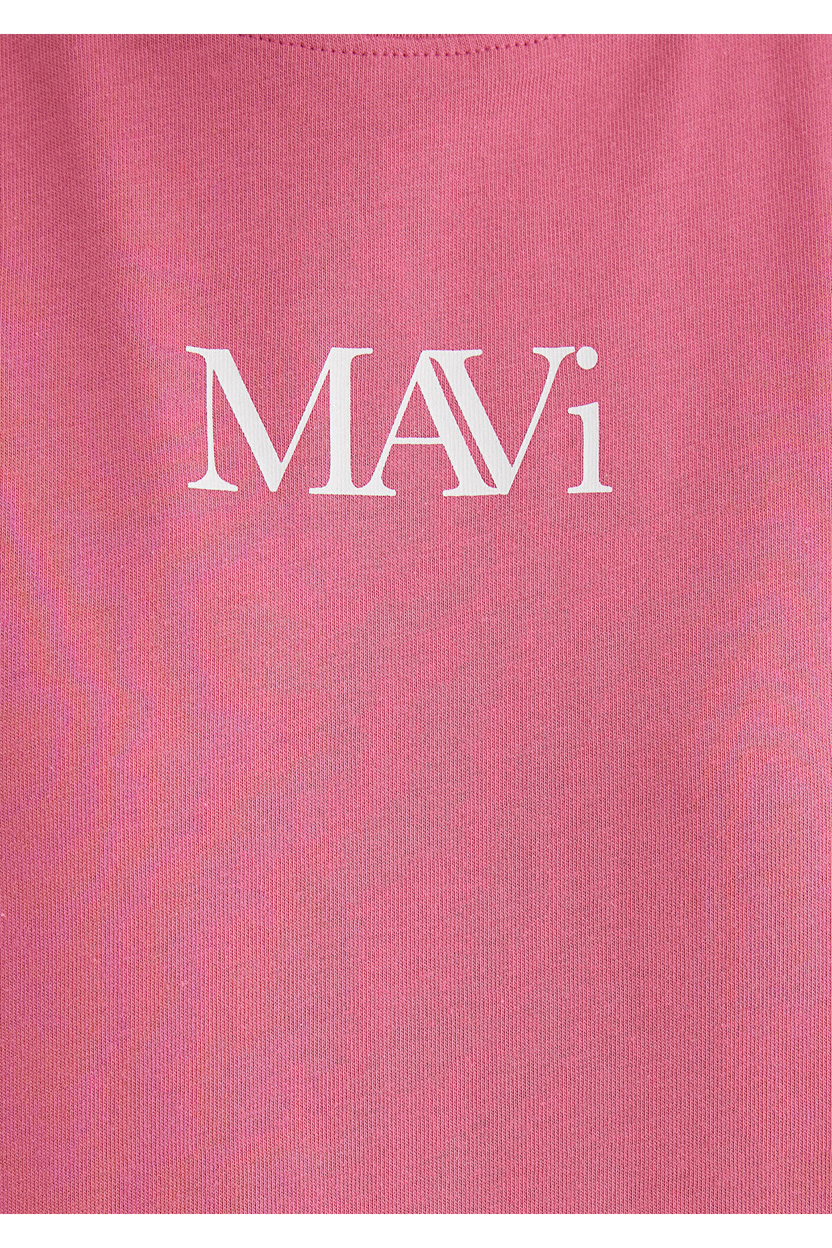 Mavi Logo Baskılı Pembe Tişört Loose Fit / Bol Rahat Kesim 1611593-84680 görsel 6