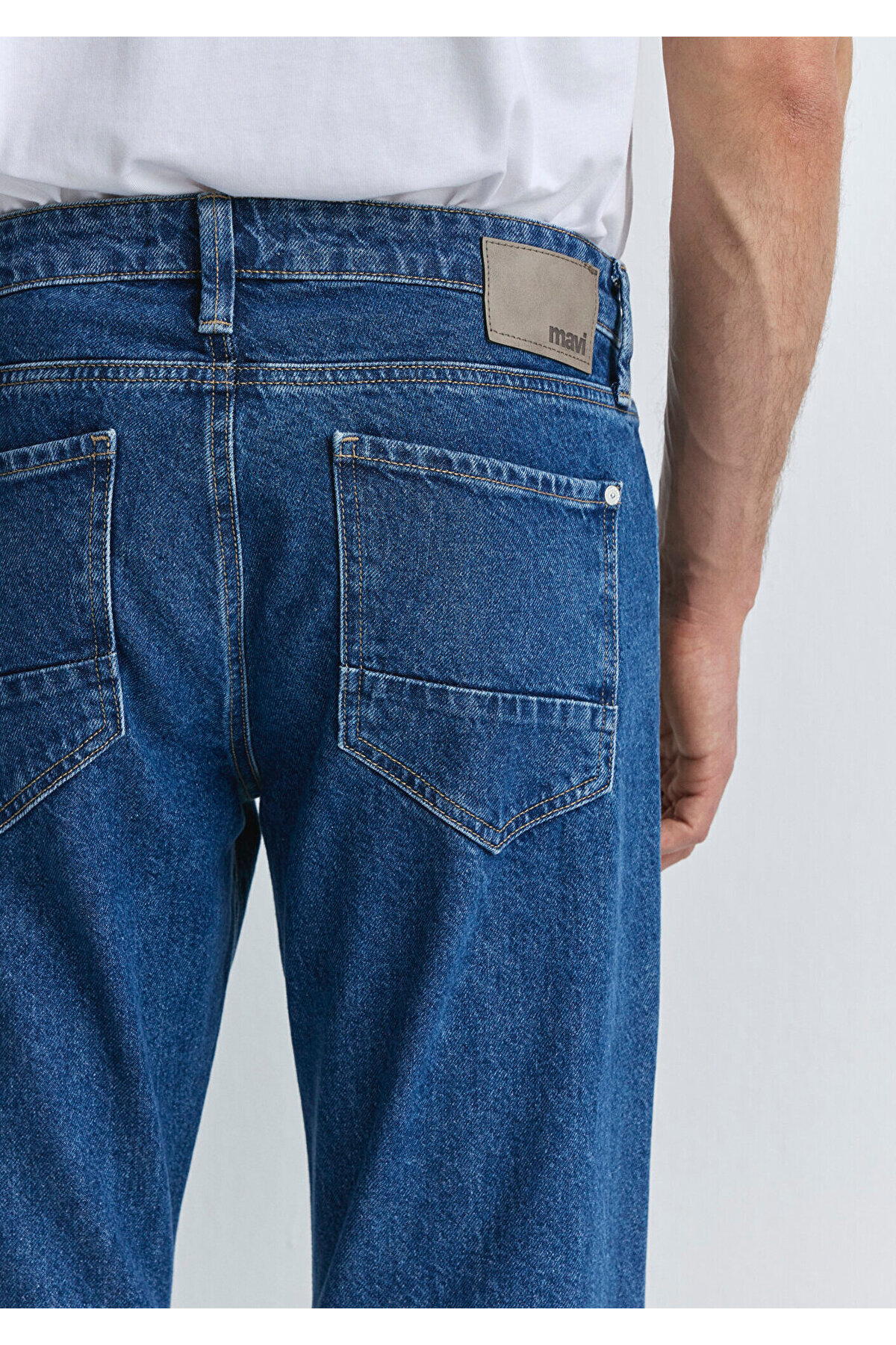 Mavi Hunter 90lar İndigo Mavisi Jean Pantolon 0020233733 görsel 7