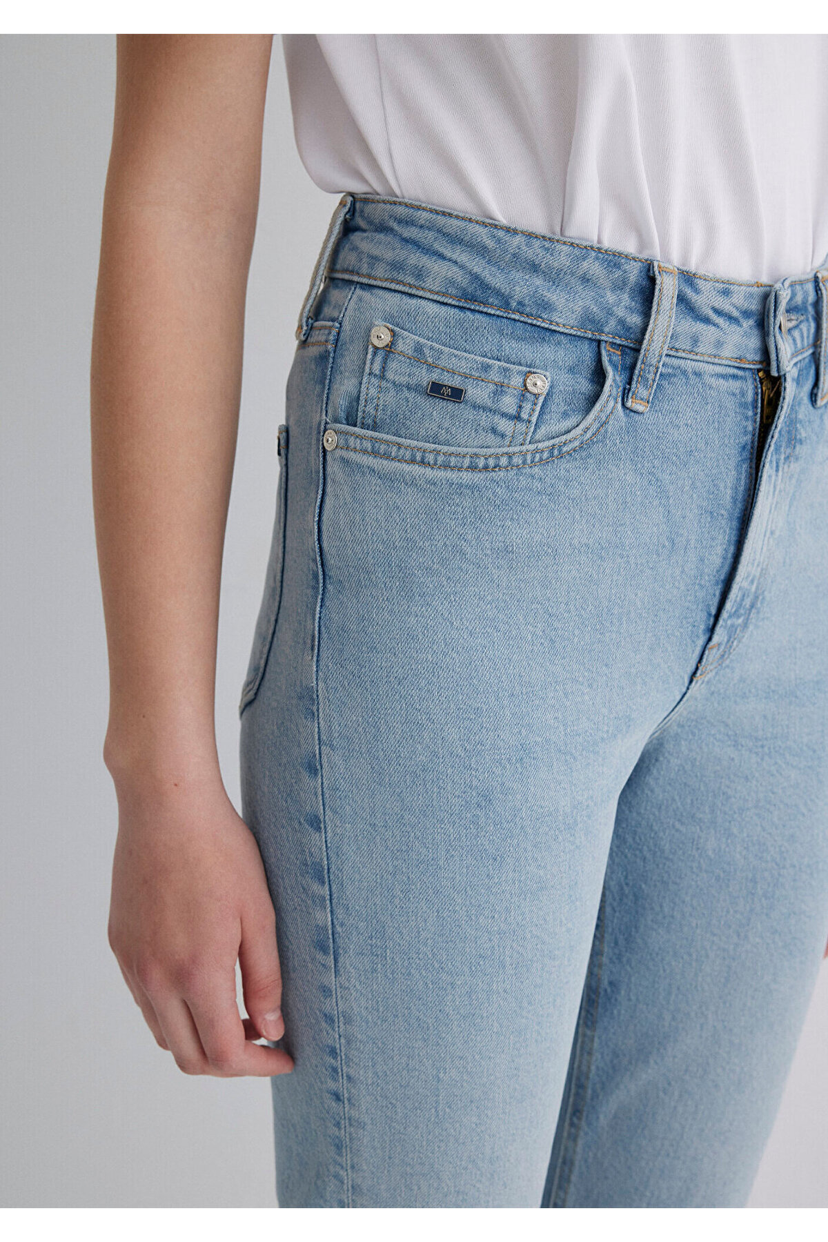 Mavi Star Classic Denim Buz Mavi Jean Pantolon 101077-87792 görsel 7