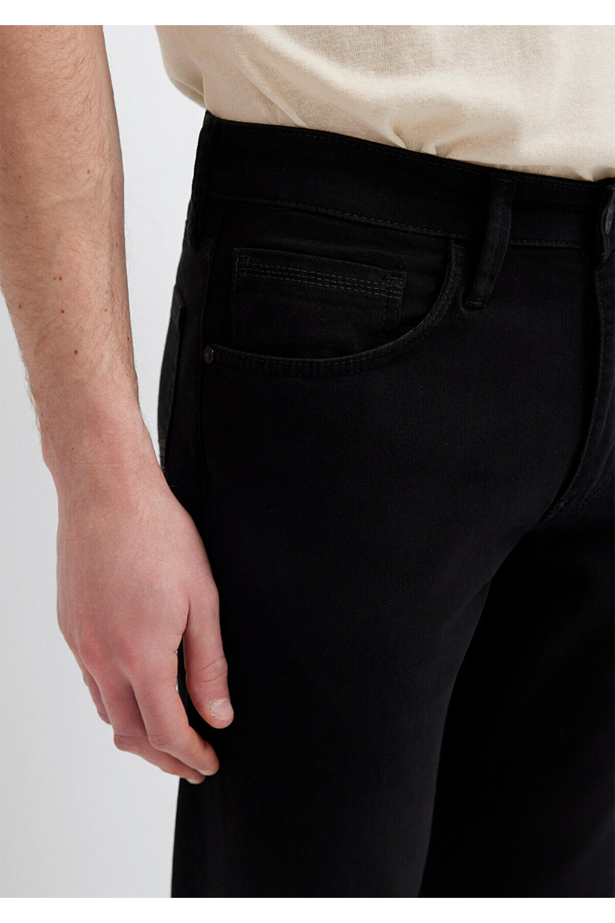 Mavi Hunter Siyah Comfort Jean Pantolon 0020216291 görsel 8