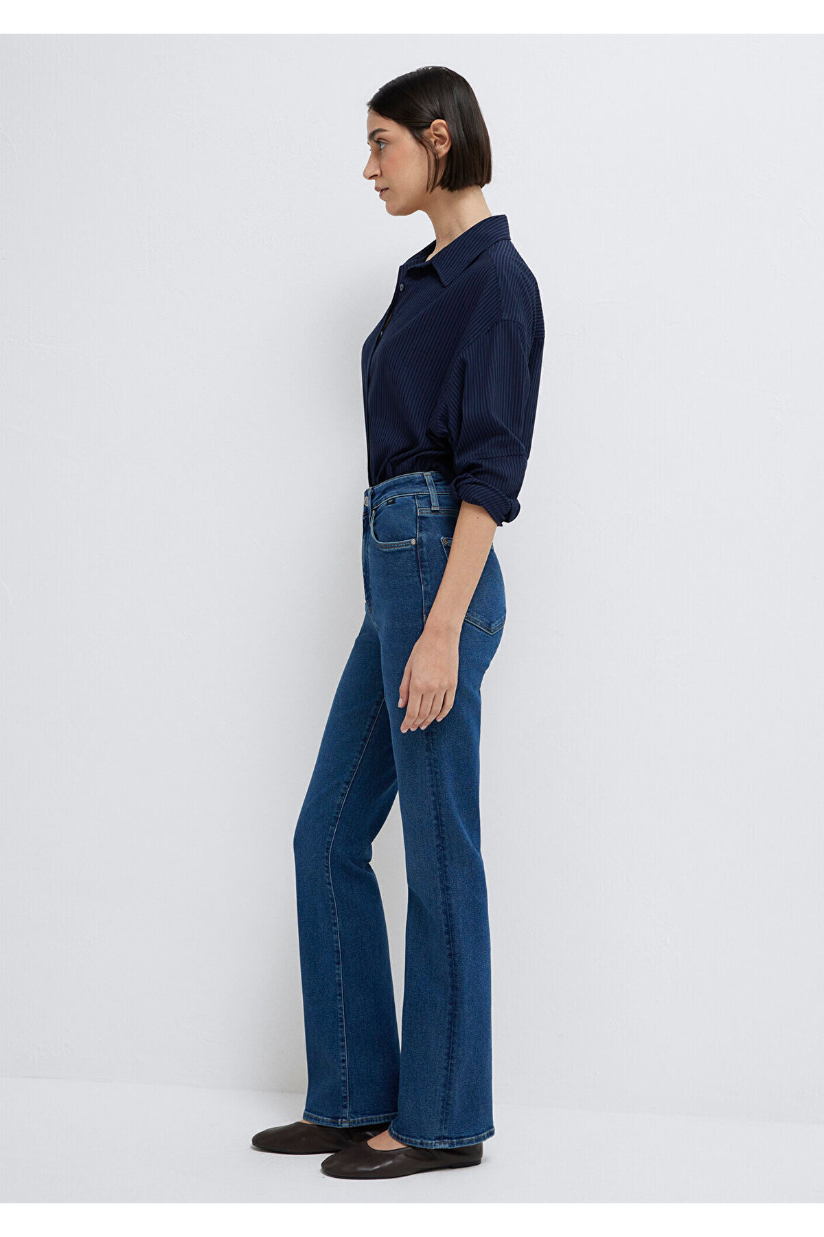 Mavi Bliss Premium Blue Koyu Jean Pantolon 101437-85292 görsel 3