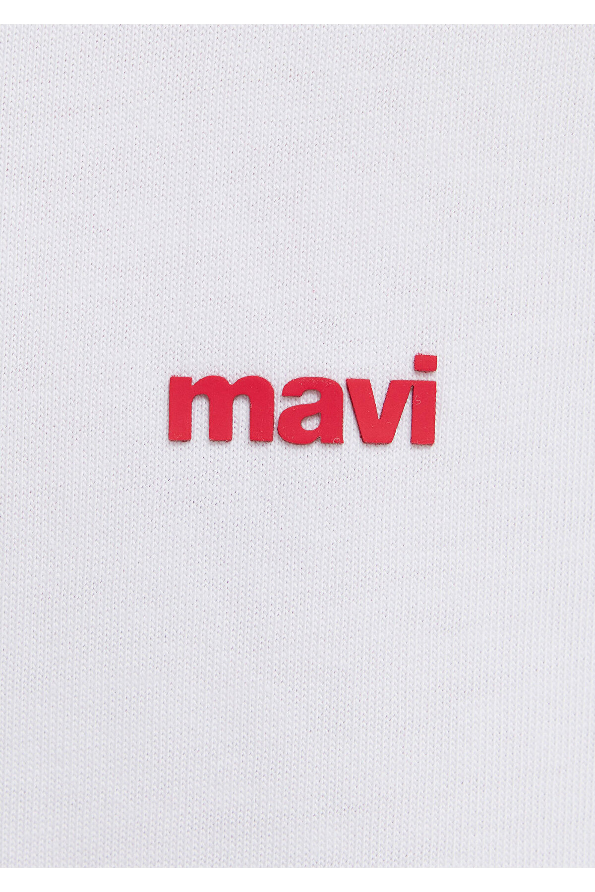 Mavi Logo Baskılı Beyaz Basic Tişört Loose Fit / Bol Rahat Kesim 0612216-620 görsel 8