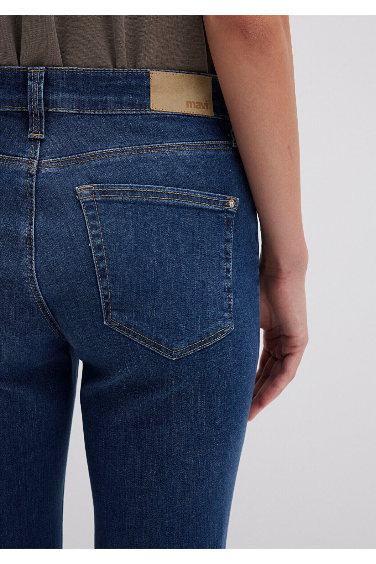Mavi Molly Everyday Vintage Koyu Jean Pantolon 1013683047 görsel 7