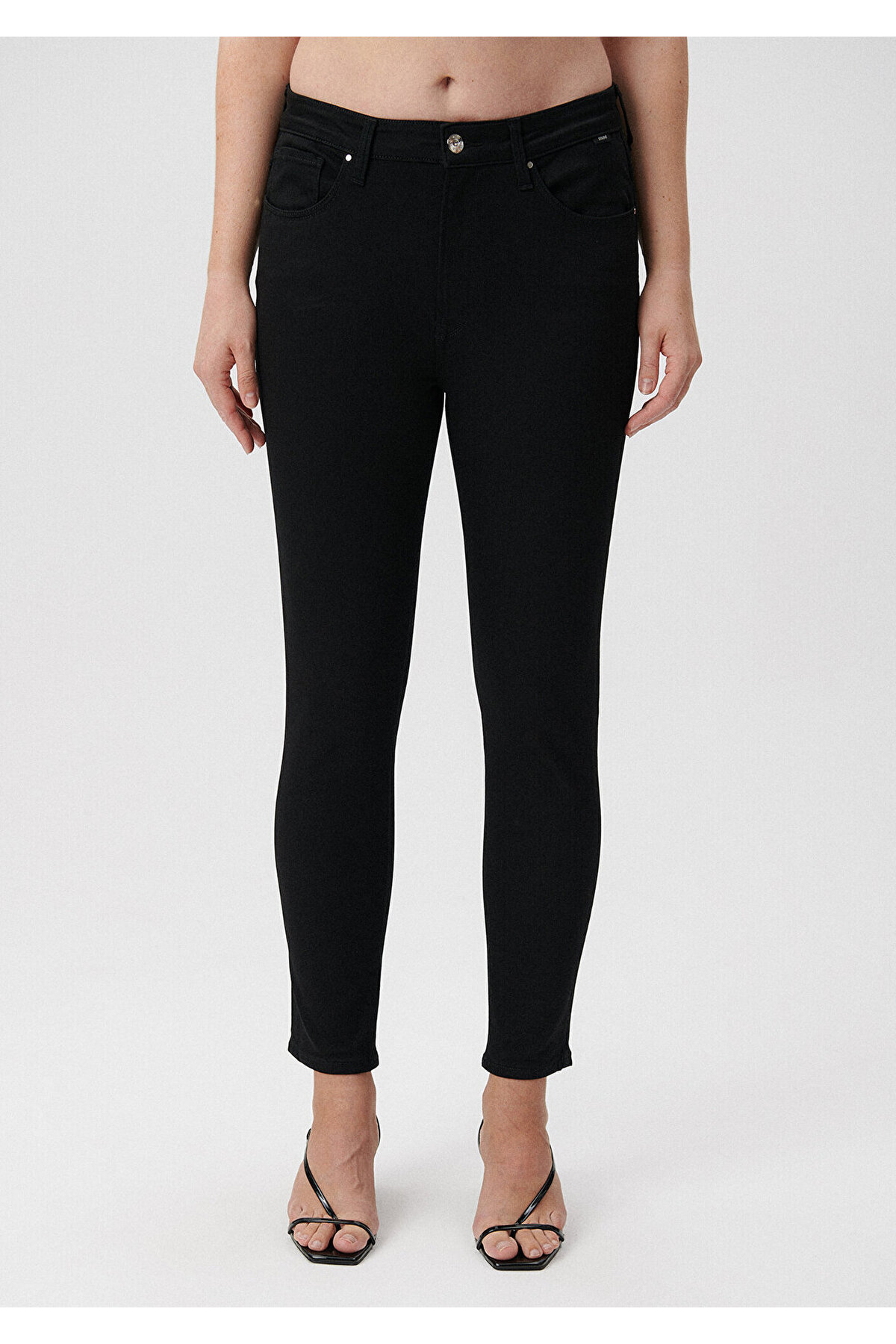 Mavi Marlie Everday Siyah Jean Pantolon 101339-85945 görsel 4