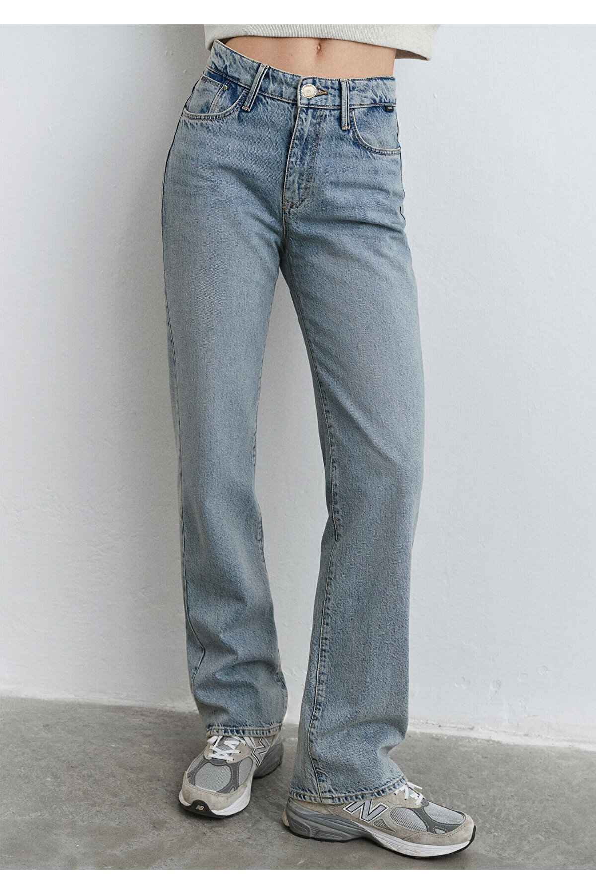 Mavi Classic Denim Puslu Açık Jean Pantolon 1010917-89059 görsel 5