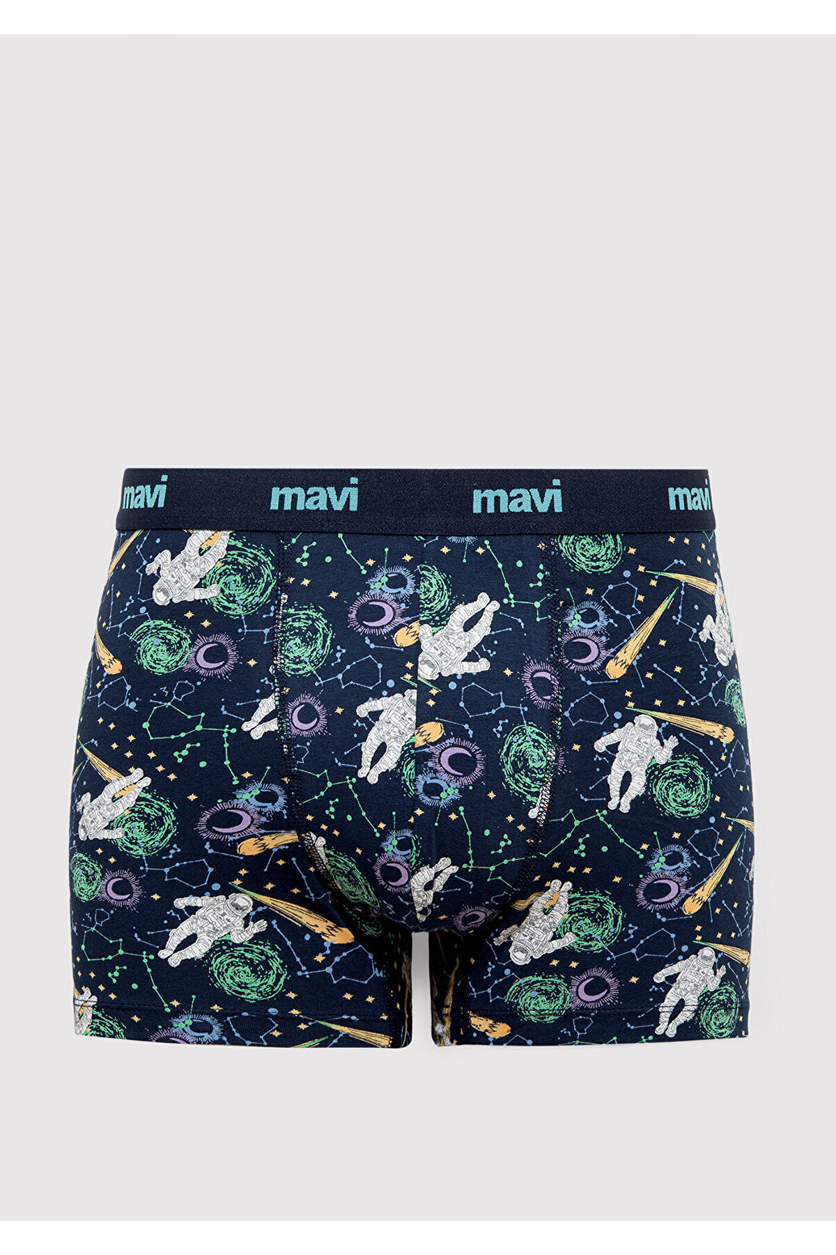 Mavi Baskılı Lacivert Boxer 0910741-70695