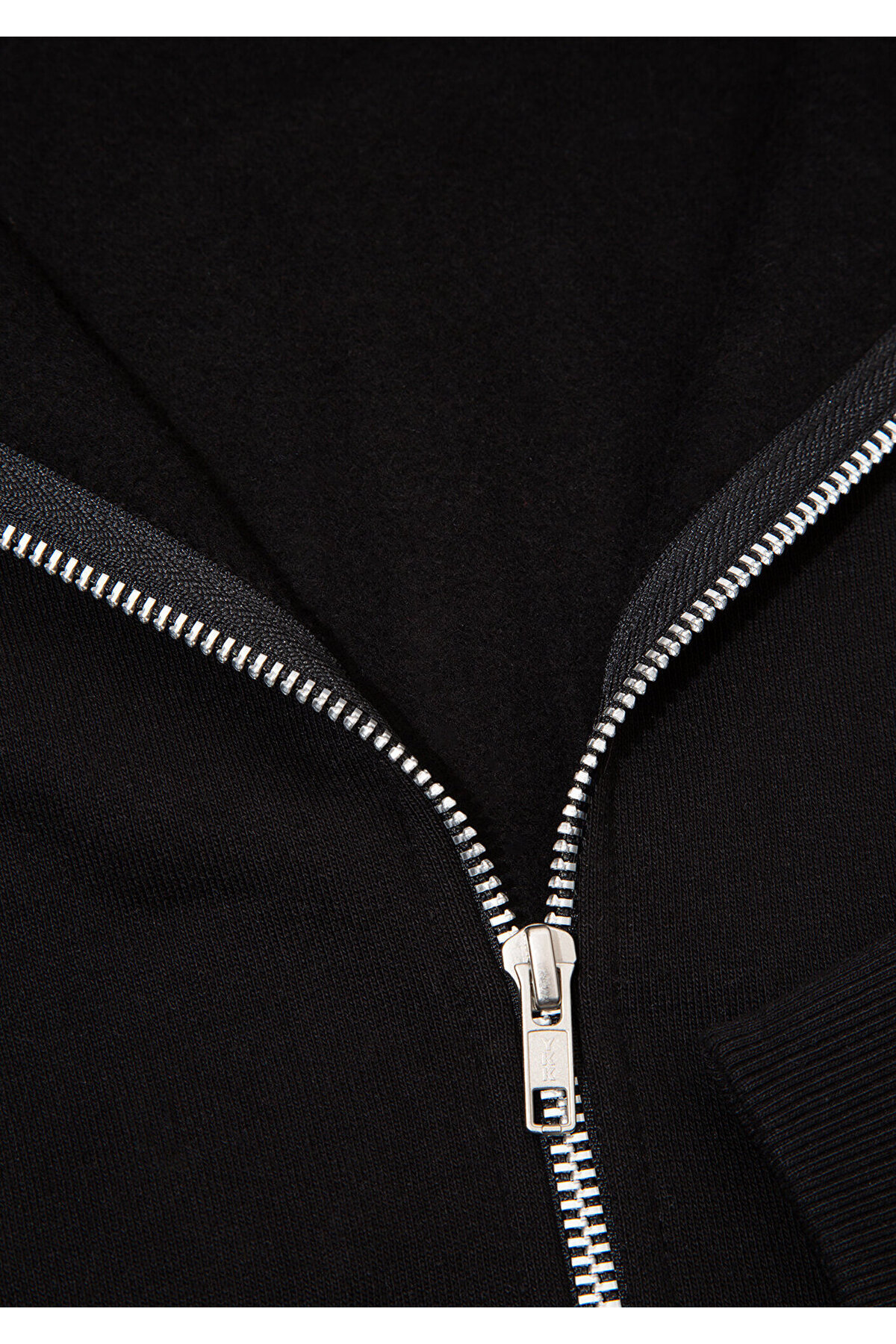Mavi Logo Baskılı Kapüşonlu Fermuarlı Siyah Sweatshirt 1S10178-900 görsel 8