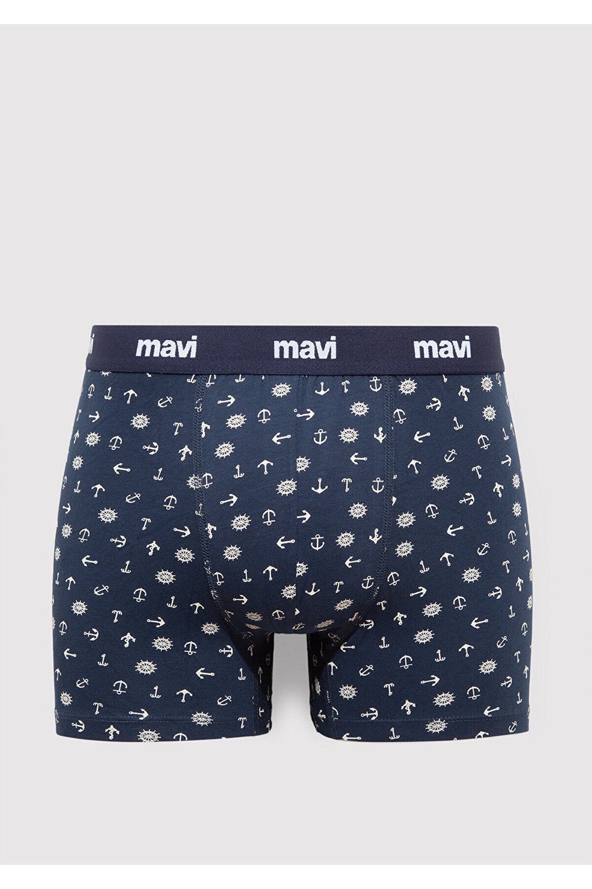 Mavi 3lü Baskılı Lacivert Boxer 0911505-70490 görsel 3