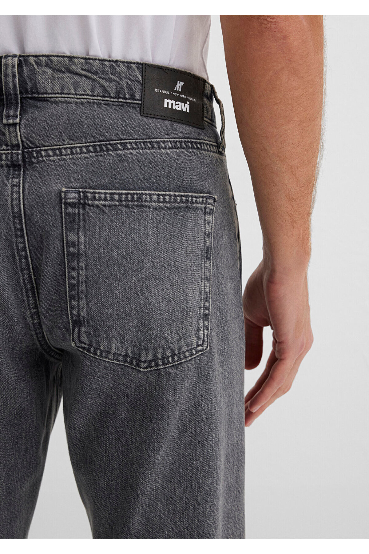 Mavi London Street Gri Denim Jean Pantolon 0010172-88530 görsel 7