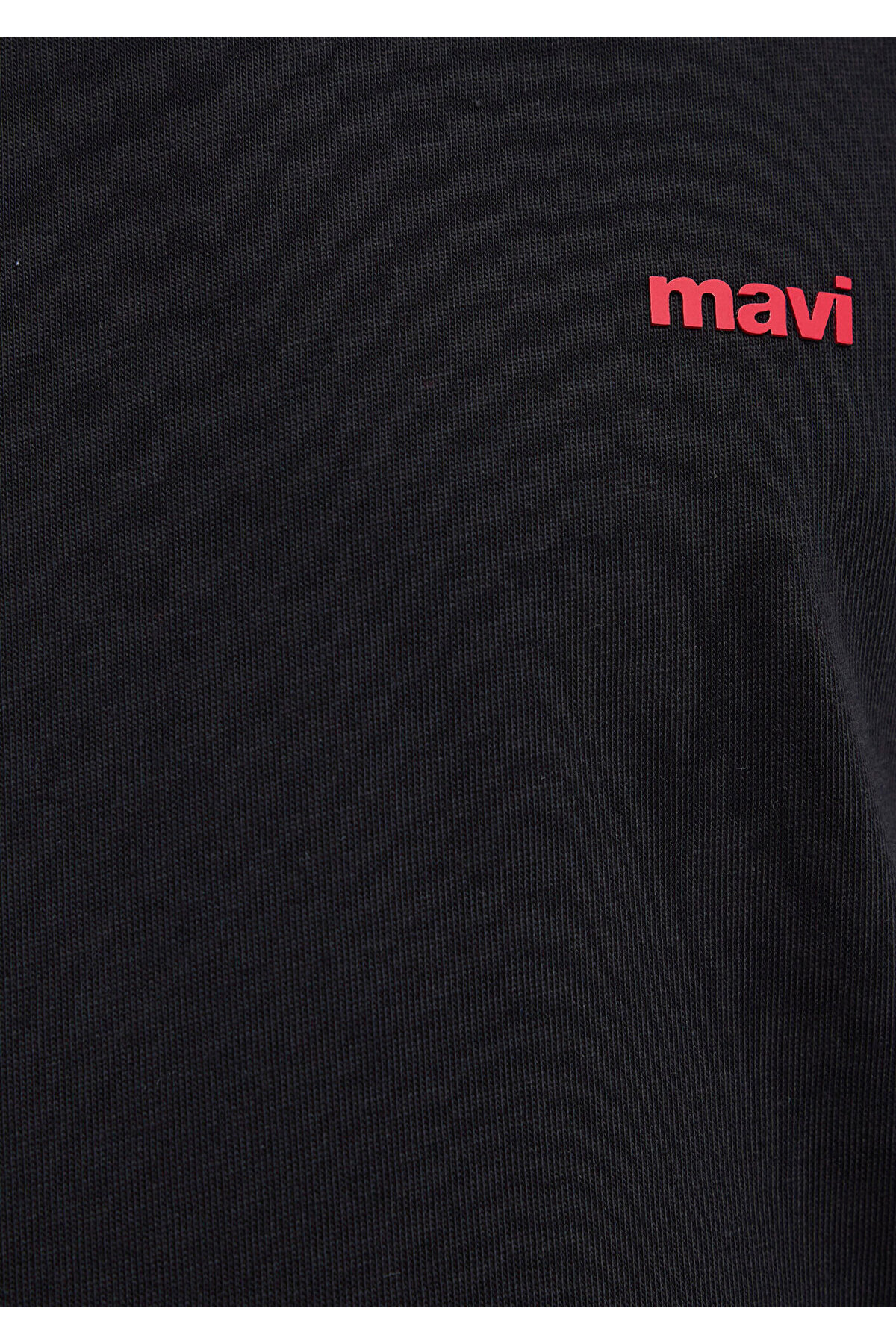 Mavi Logo Baskılı Siyah Basic Tişört Loose Fit / Bol Rahat Kesim 0612216-900 görsel 7