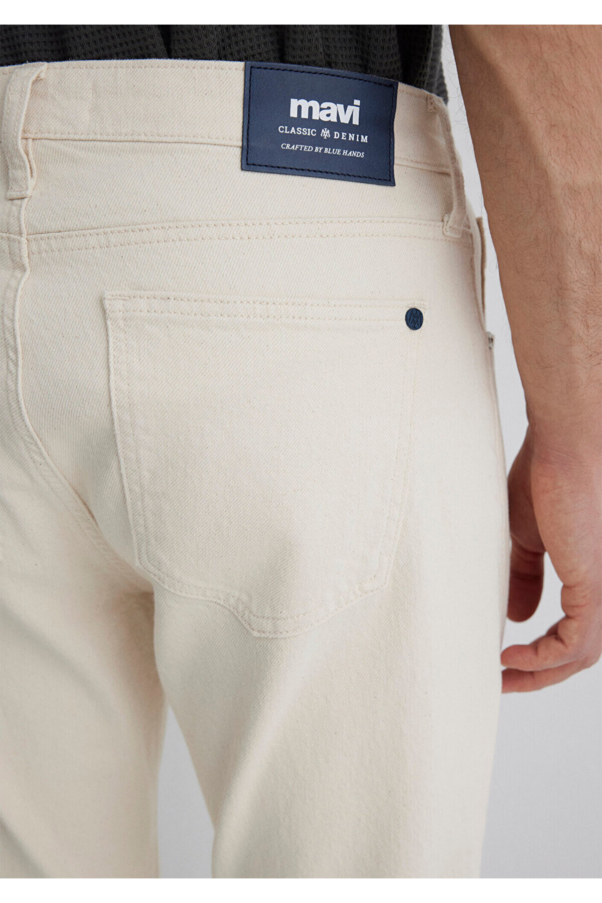 Mavi Milan Classic Denim Ekru Jean Pantolon 0081087654 görsel 7