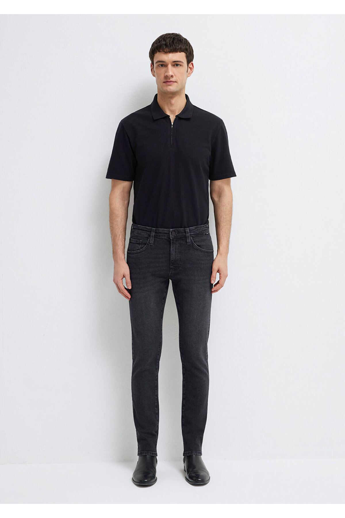 Mavi KVNÇ Black Duman Gri Smoke Jean Pantolon 001070-34804 görsel 3