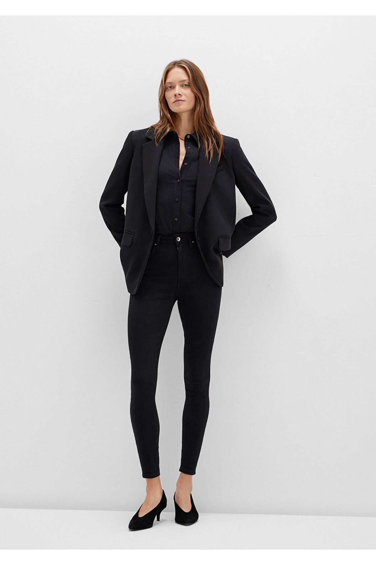 Mavi Serenay Gold Shape Siyah Jean Pantolon 100980-35248 görsel 2