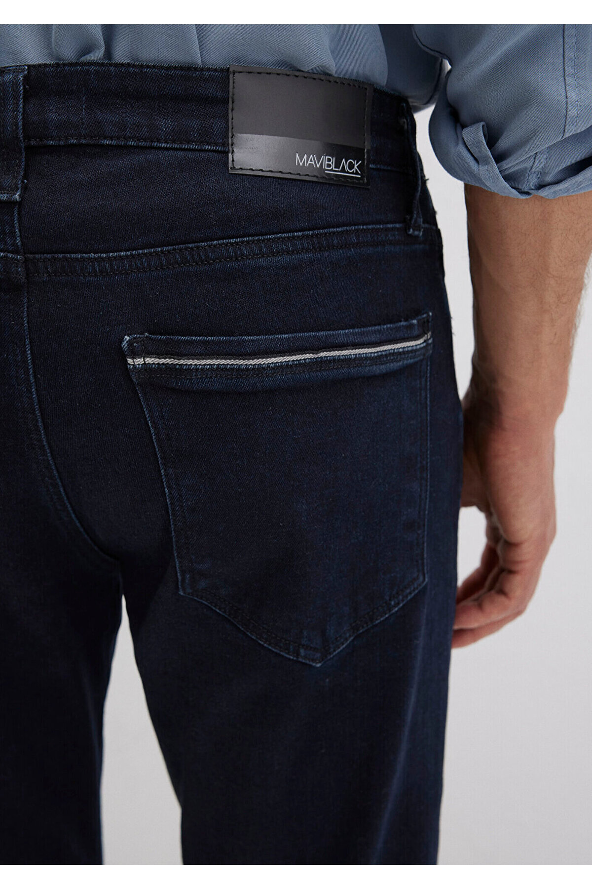 Mavi Hunter Black Mürekkep Jean Pantolon 0020234818 görsel 7