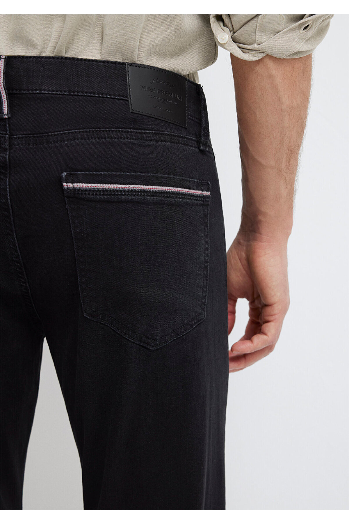 Mavi Hunter Premium Koyu Gri Gabardin Pantolon 0020218775 görsel 8