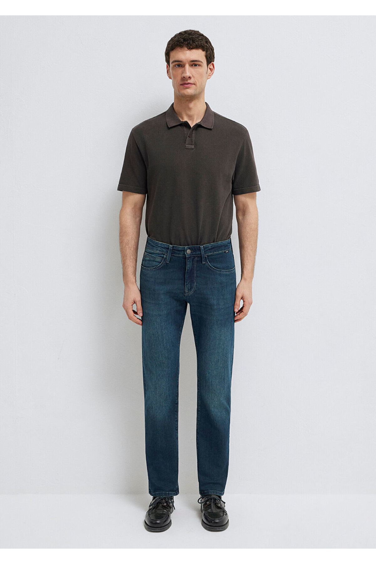Mavi Hunter Premium Koyu Jean Pantolon 0020231266 görsel 3