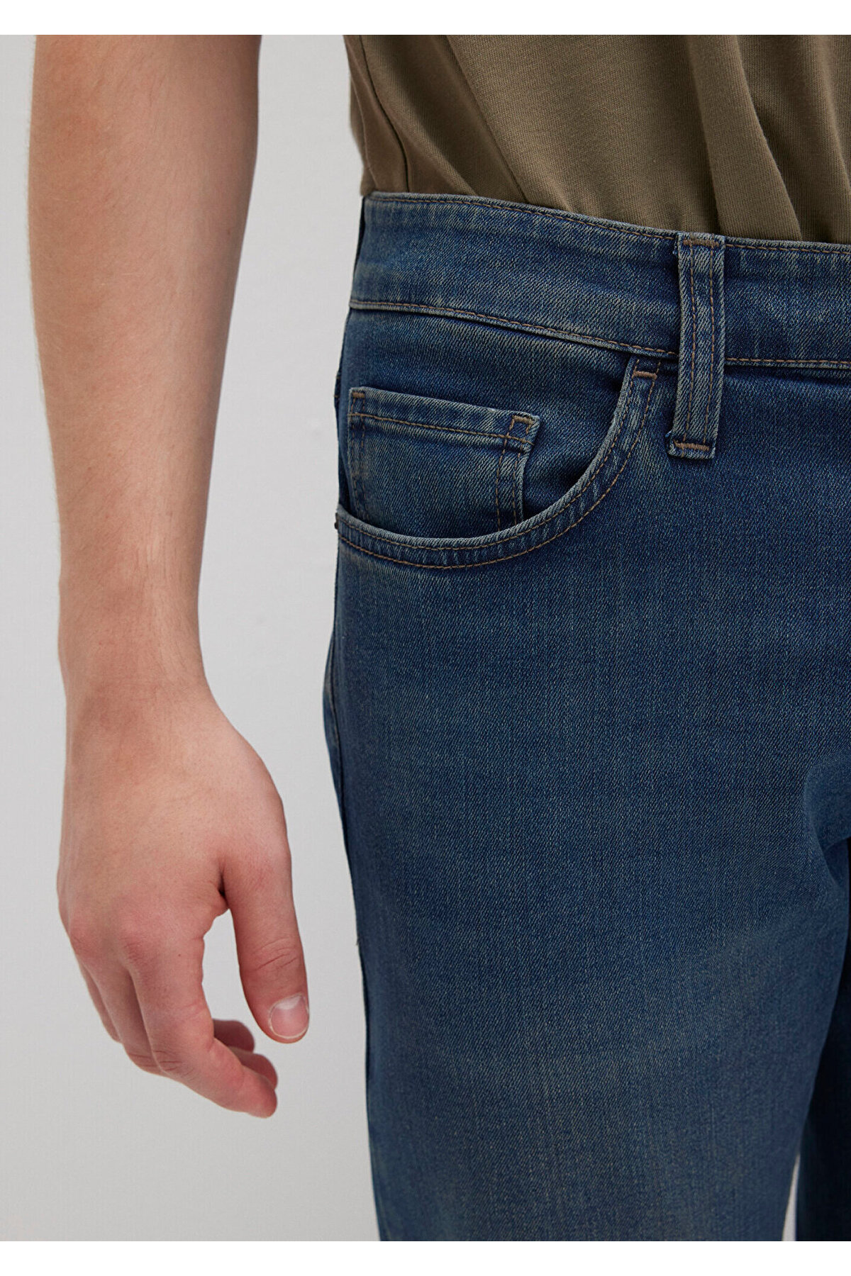Mavi Jake Gölgeli İndigo Mavisi Jean Pantolon 8842222407 görsel 6