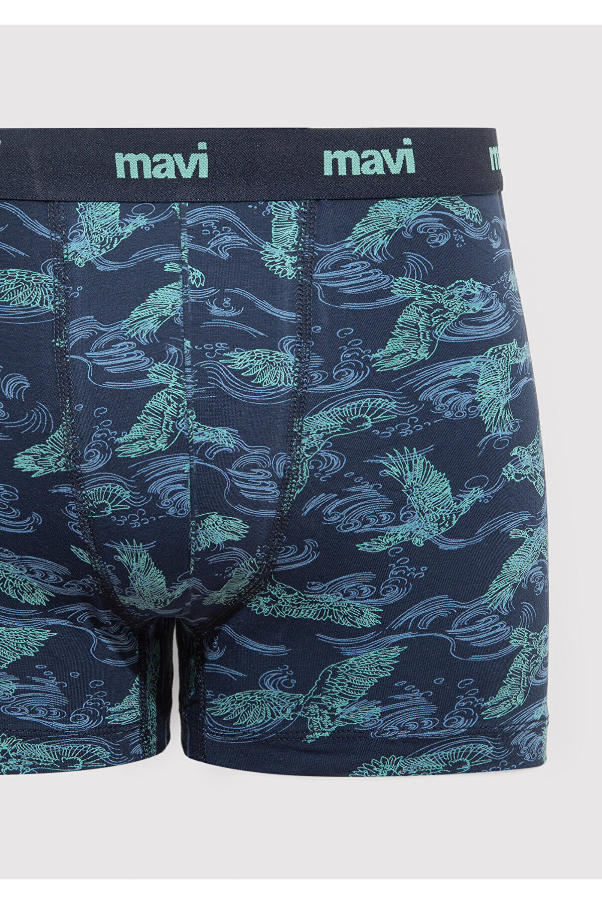 Mavi Kartal Baskılı Lacivert Boxer 092434-33482 görsel 2