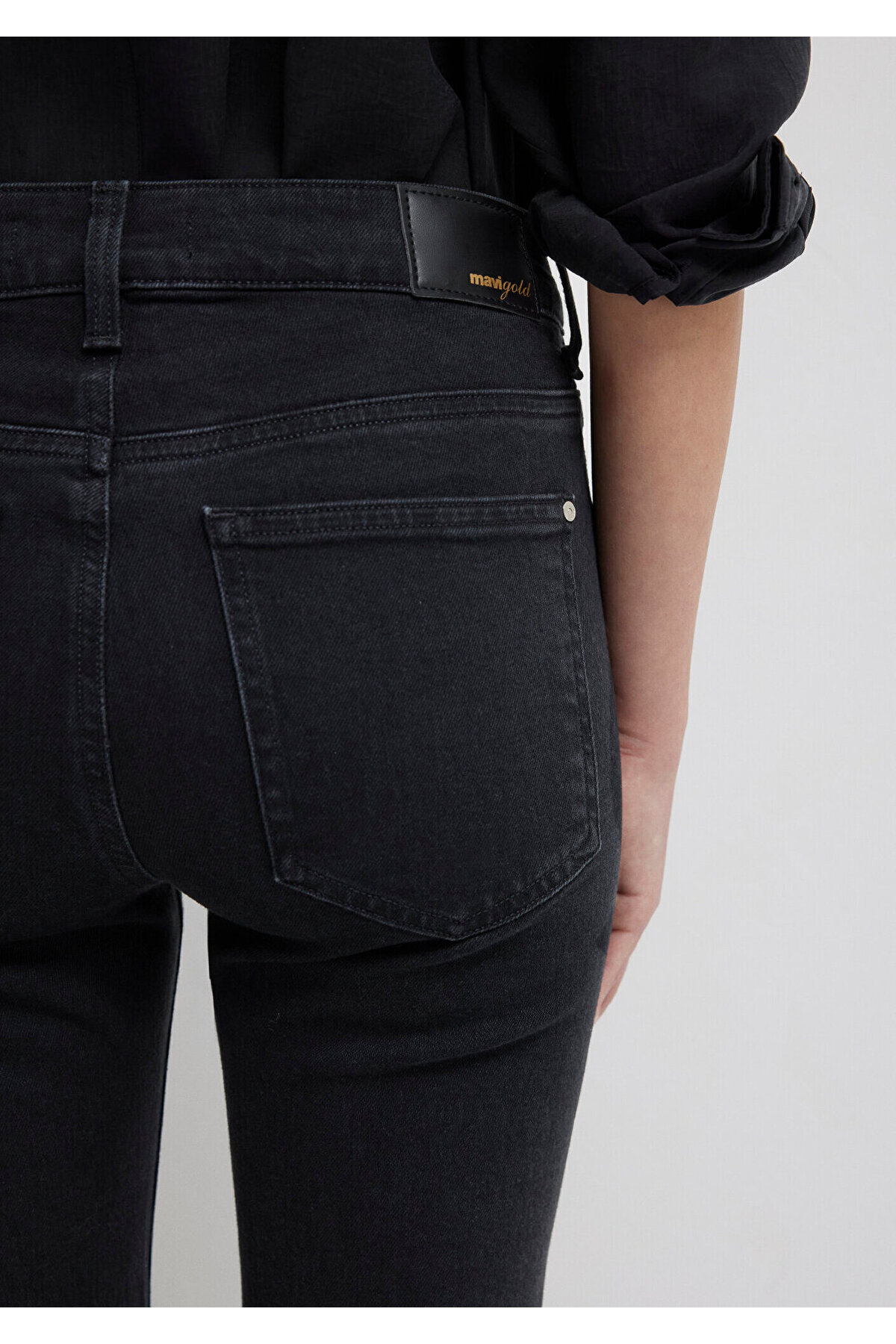 Mavi Maria Gold Premium Gri Smoke Jean Pantolon 101225-80998 görsel 8