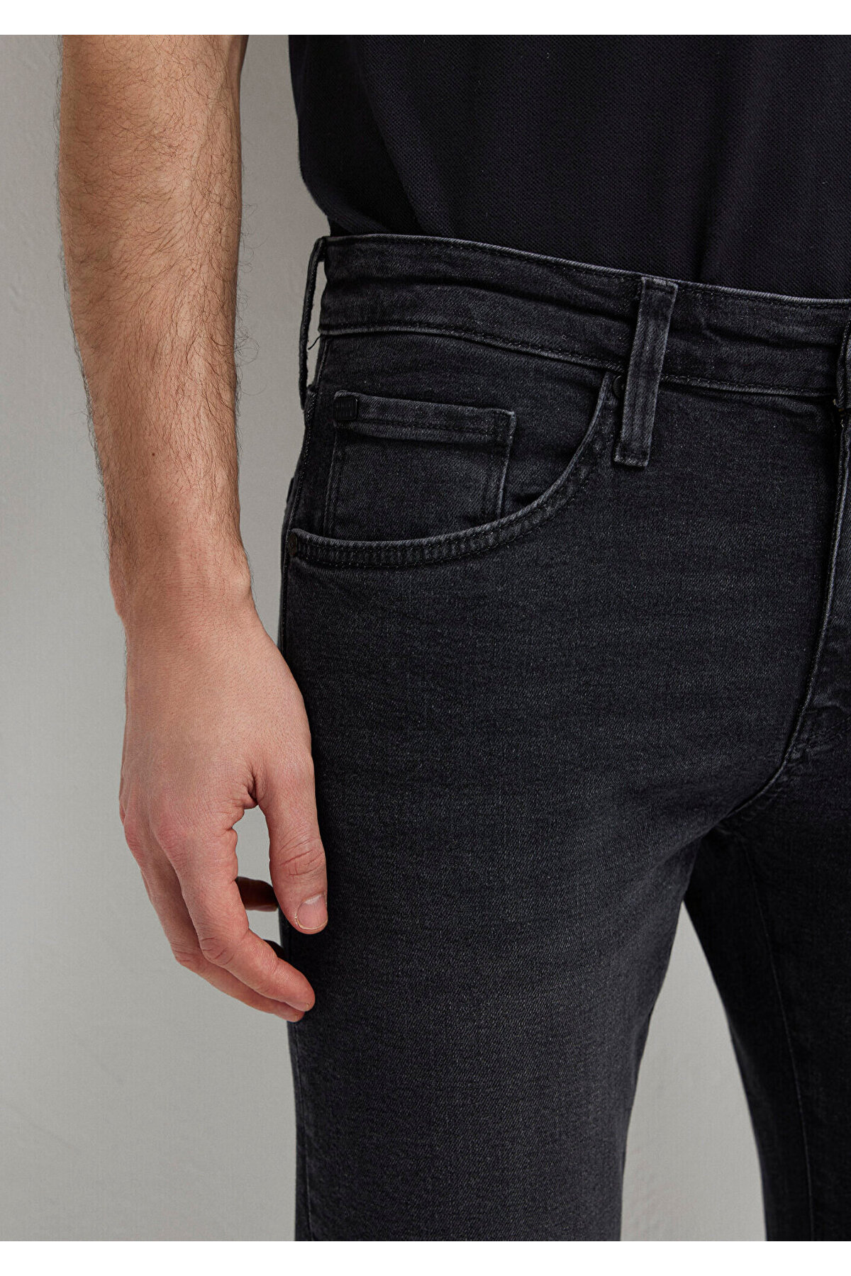 Mavi KVNÇ Black Duman Gri Smoke Jean Pantolon 001070-34804 görsel 7