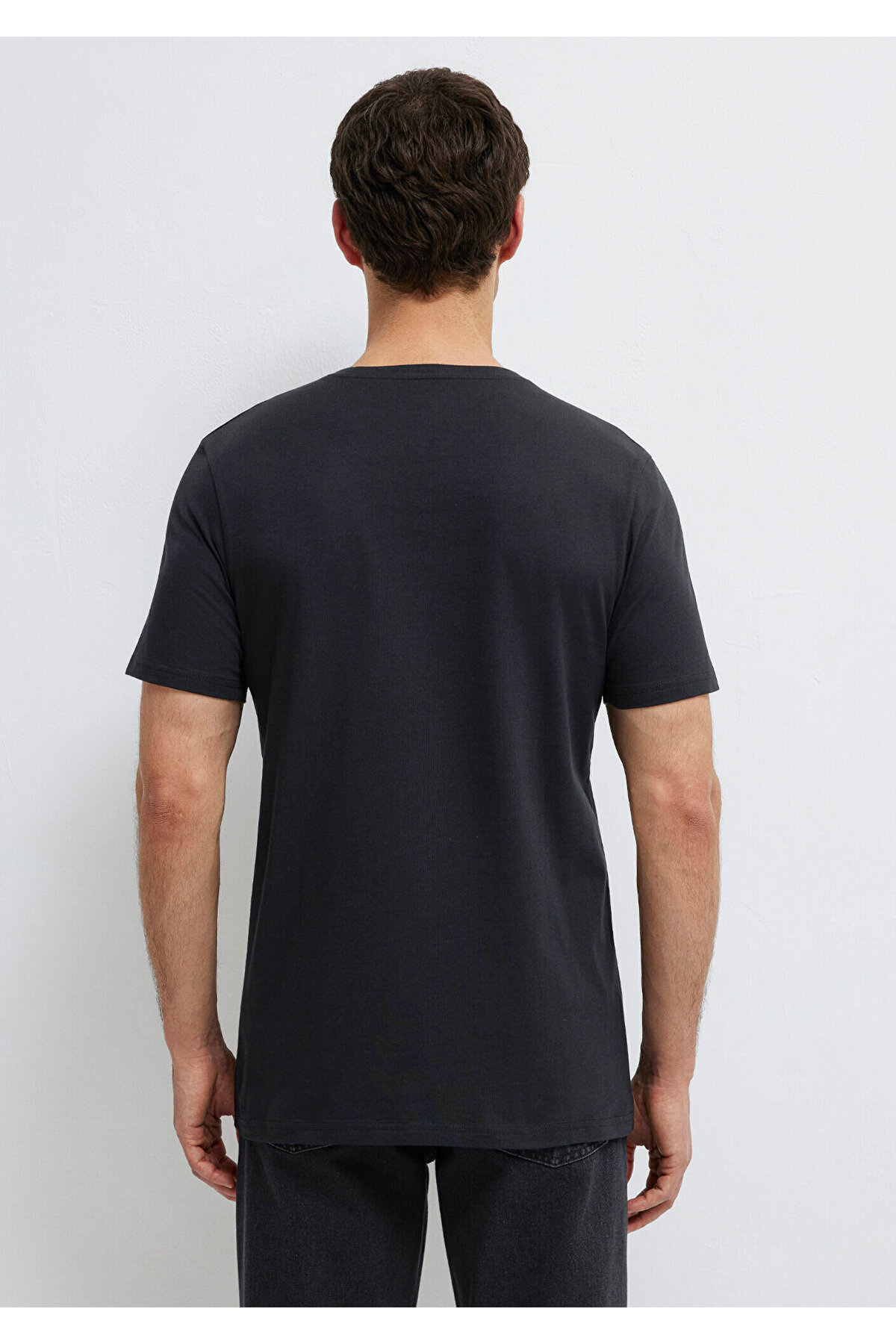 Mavi Siyah Basic Tişört Slim Fit / Dar Kesim 065574-900 görsel 5