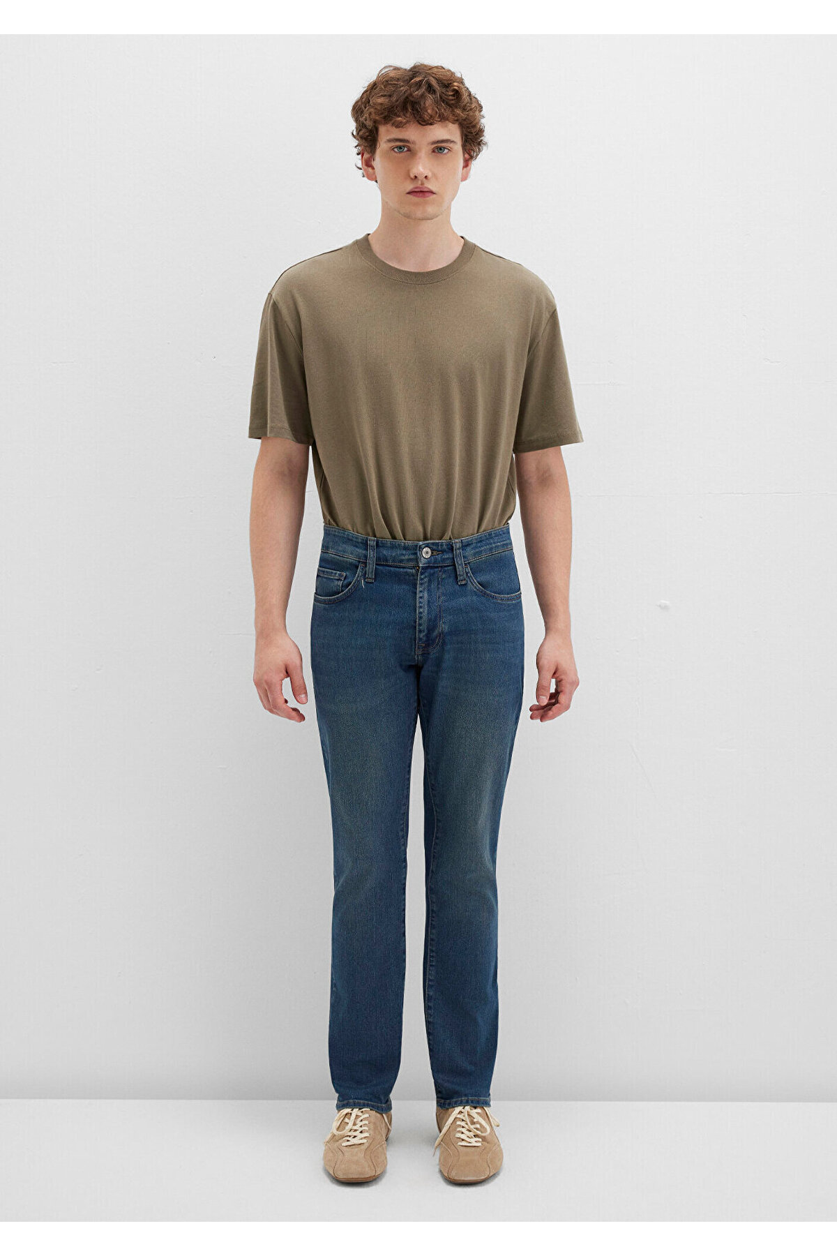 Mavi Jake Gölgeli İndigo Mavisi Jean Pantolon 8842222407 görsel 3