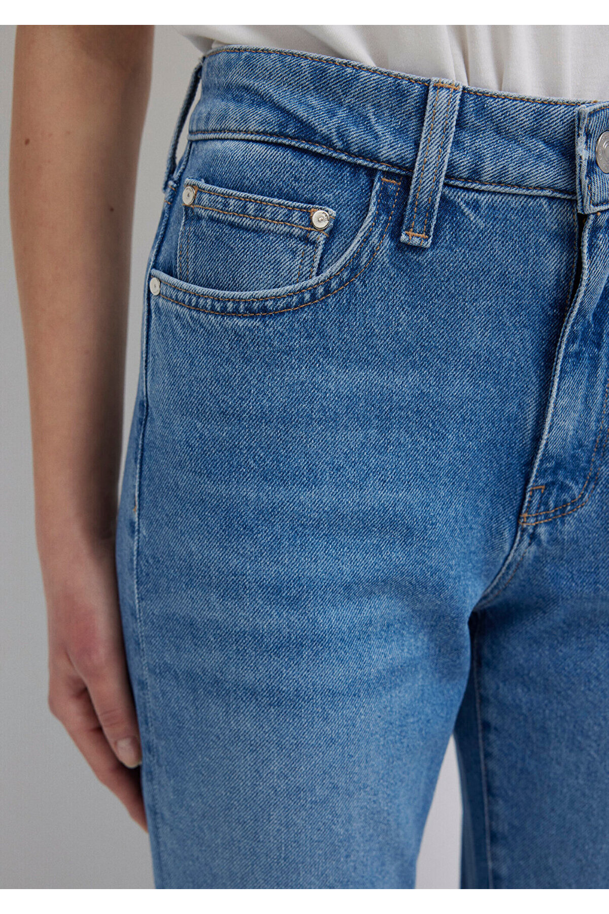 Mavi Bliss Real Blue Gölgeli Indigo Mavisi Jean Pantolon 101437-80890 görsel 8