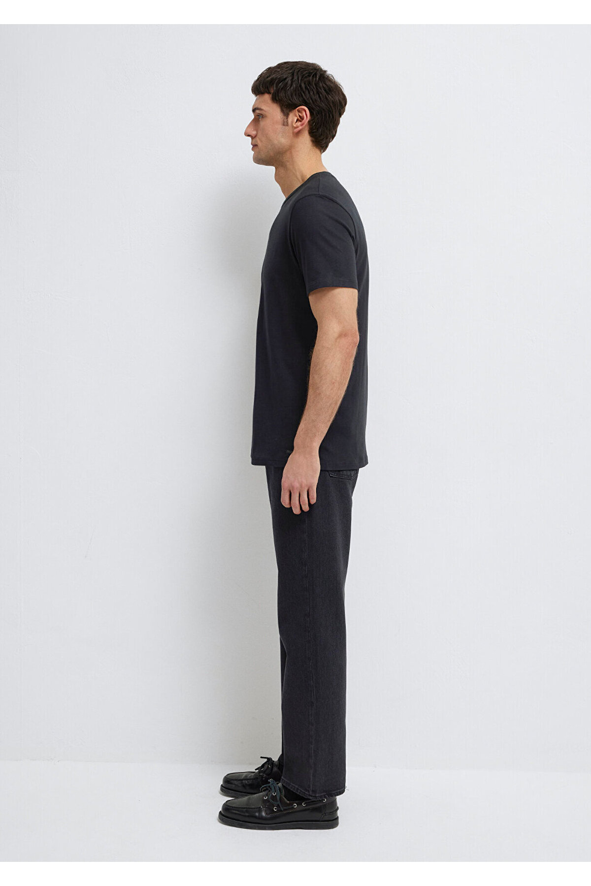 Mavi Siyah Basic Tişört Slim Fit / Dar Kesim 065574-900 görsel 4